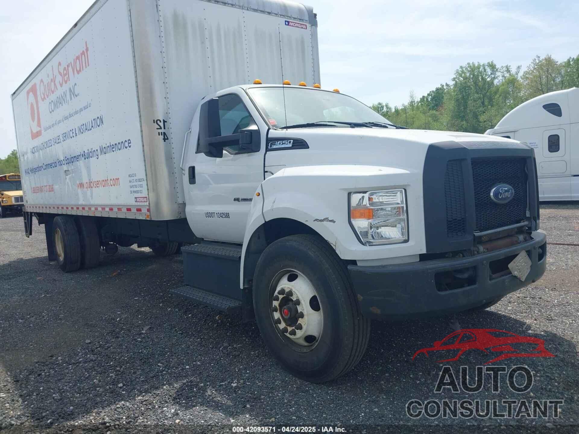 FORD F650 2017 - 1FDWF6DX9HDB08894
