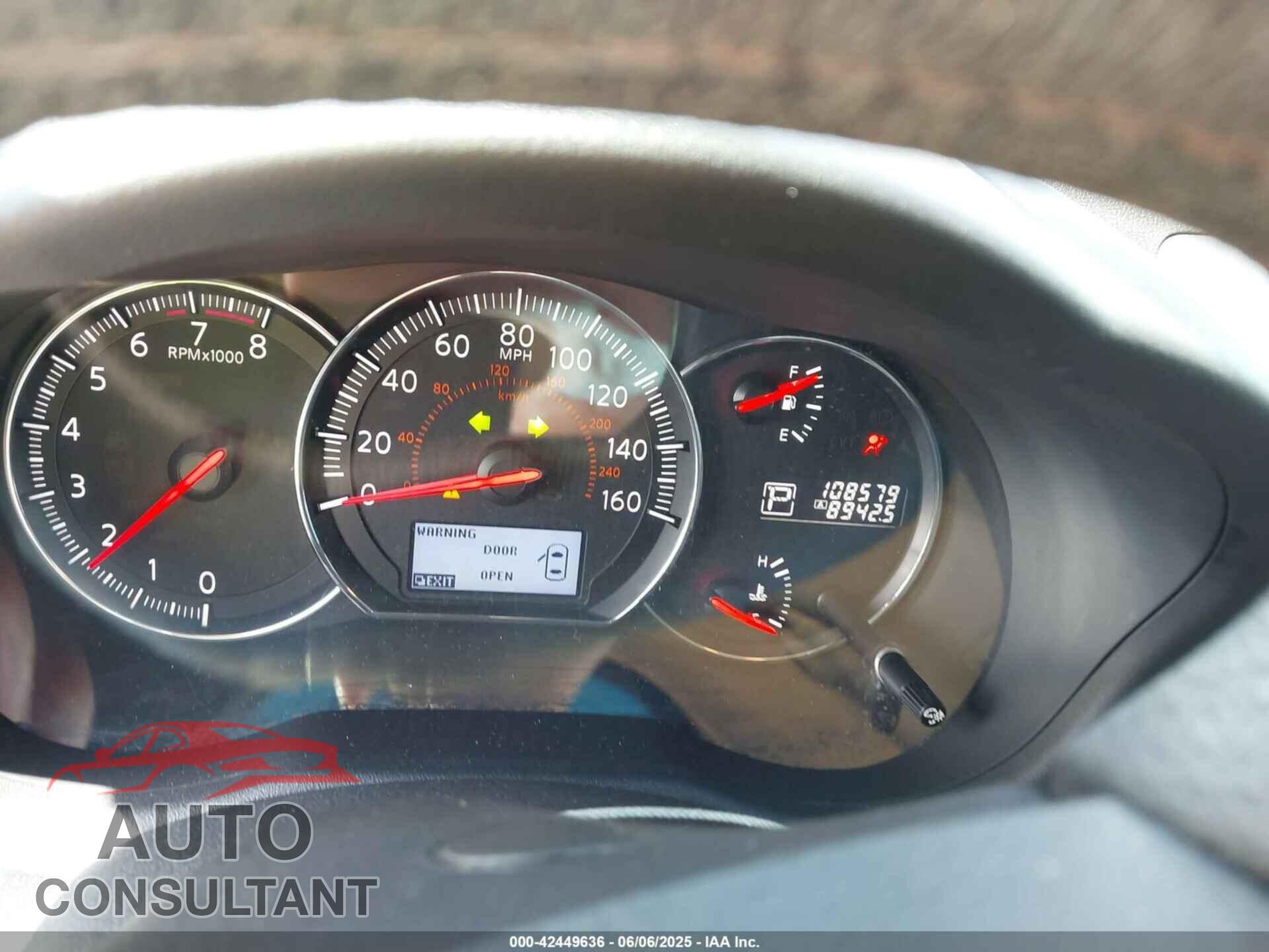 NISSAN MAXIMA 2012 - 1N4AA5AP4CC829222