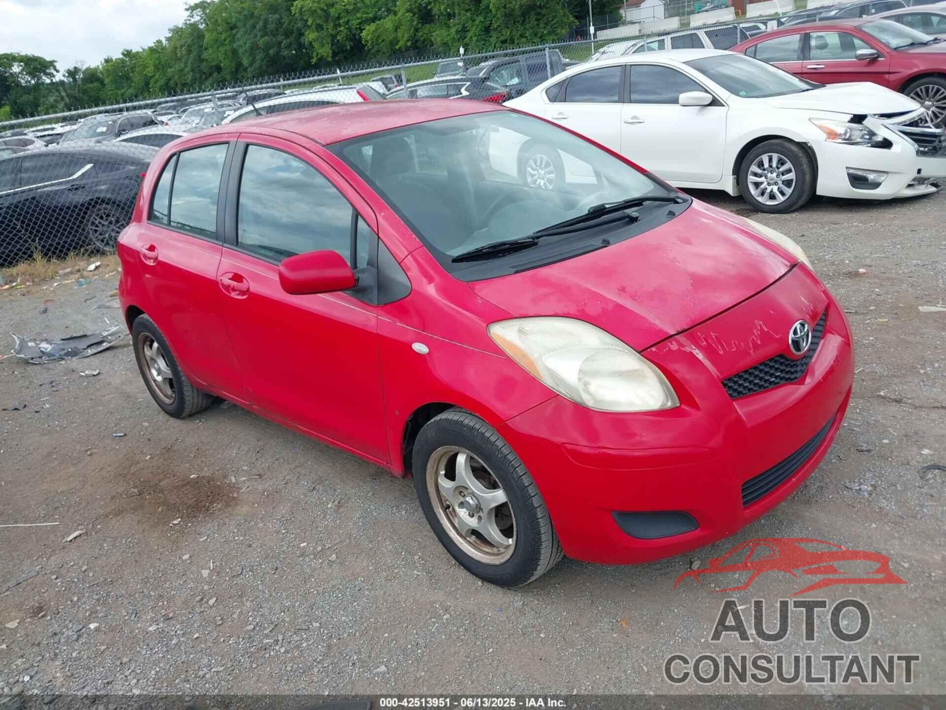 TOYOTA YARIS 2009 - JTDKT903X95251591