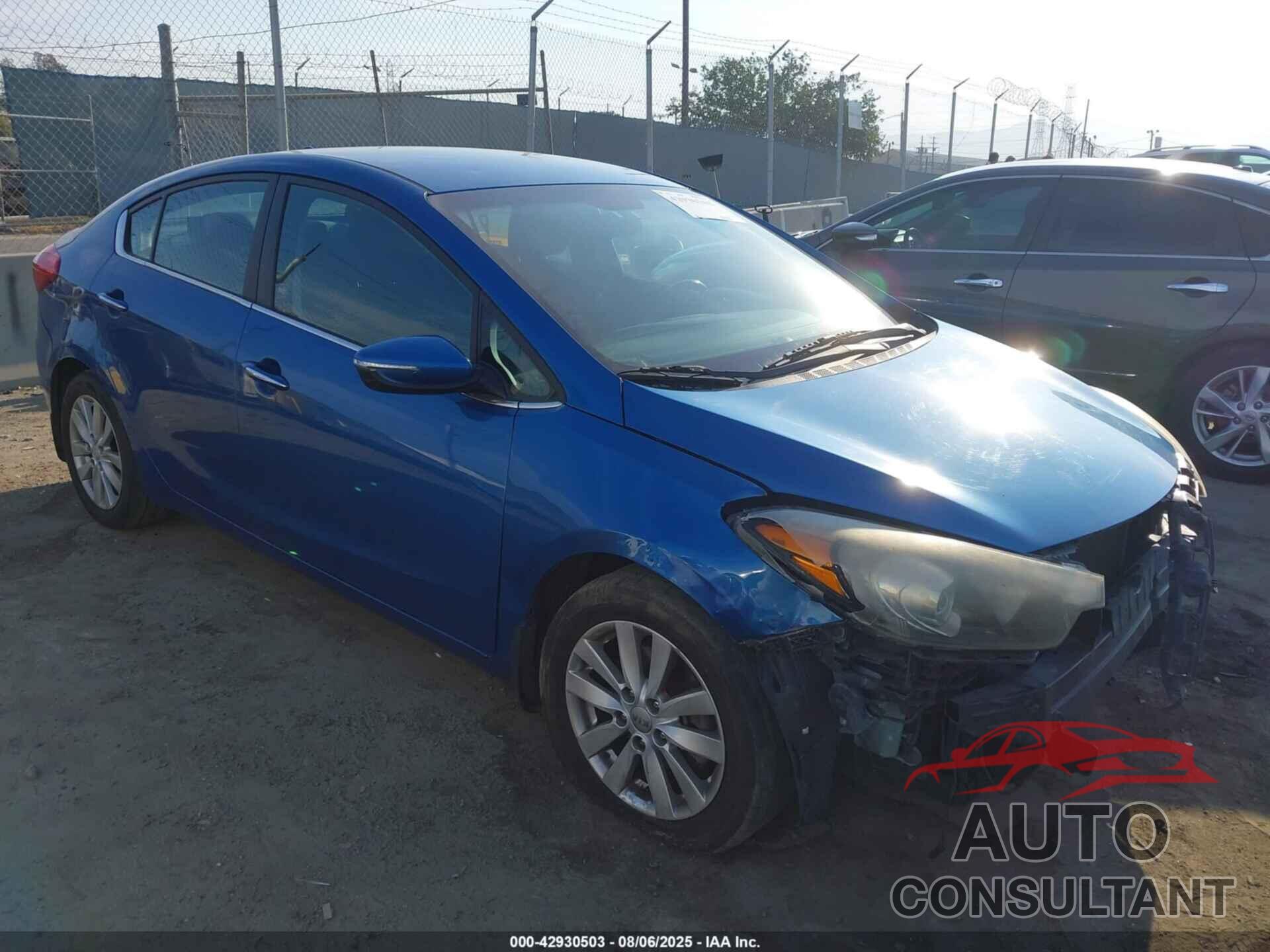 KIA FORTE 2014 - KNAFX4A84E5113930