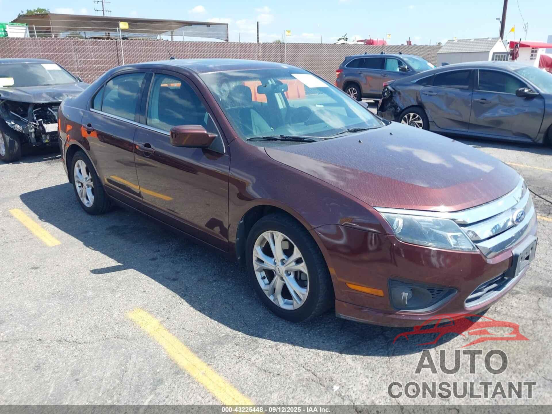 FORD FUSION 2012 - 3FAHP0HA0CR172275