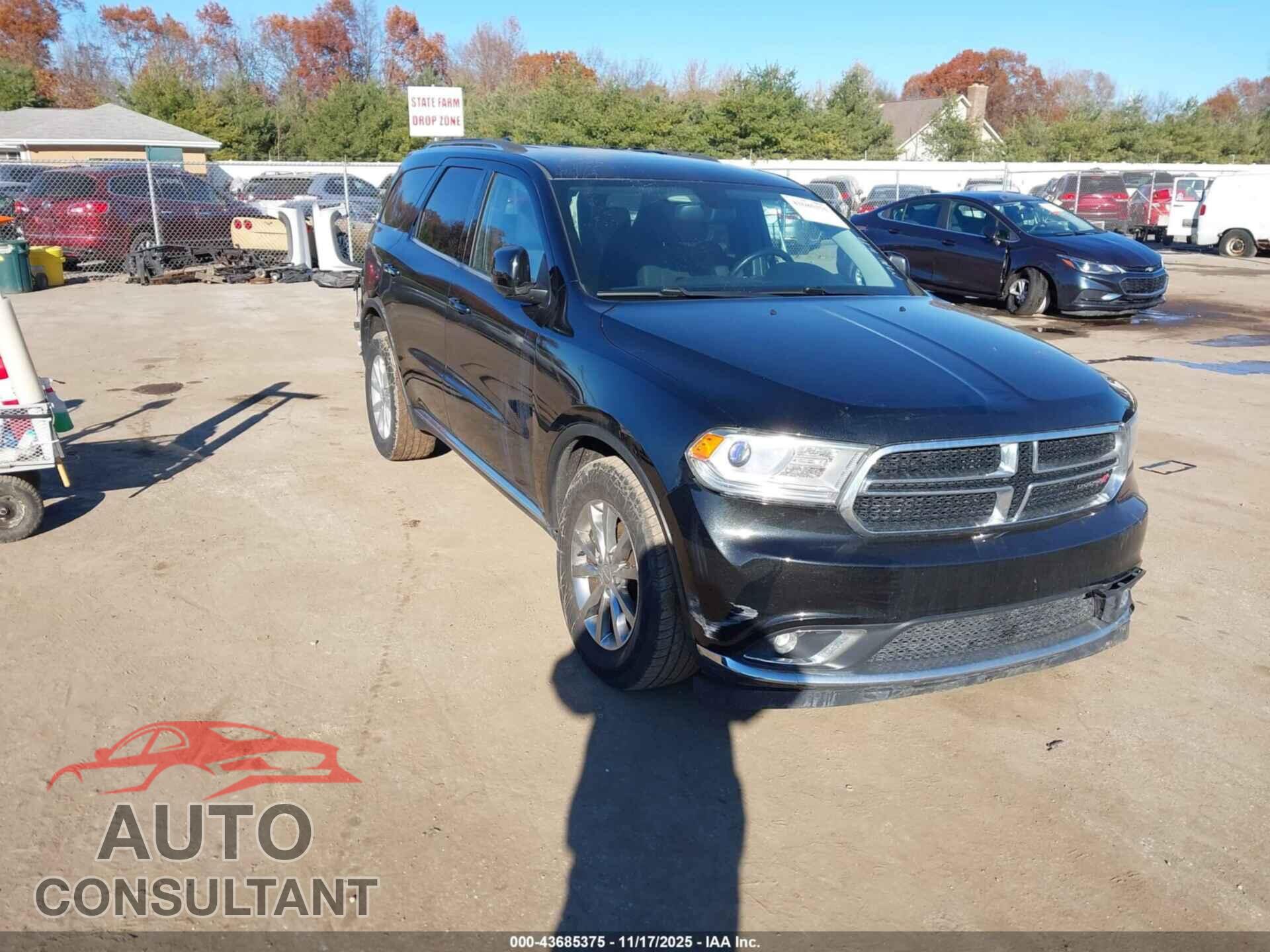 DODGE DURANGO 2015 - 1C4RDJAG3FC128446