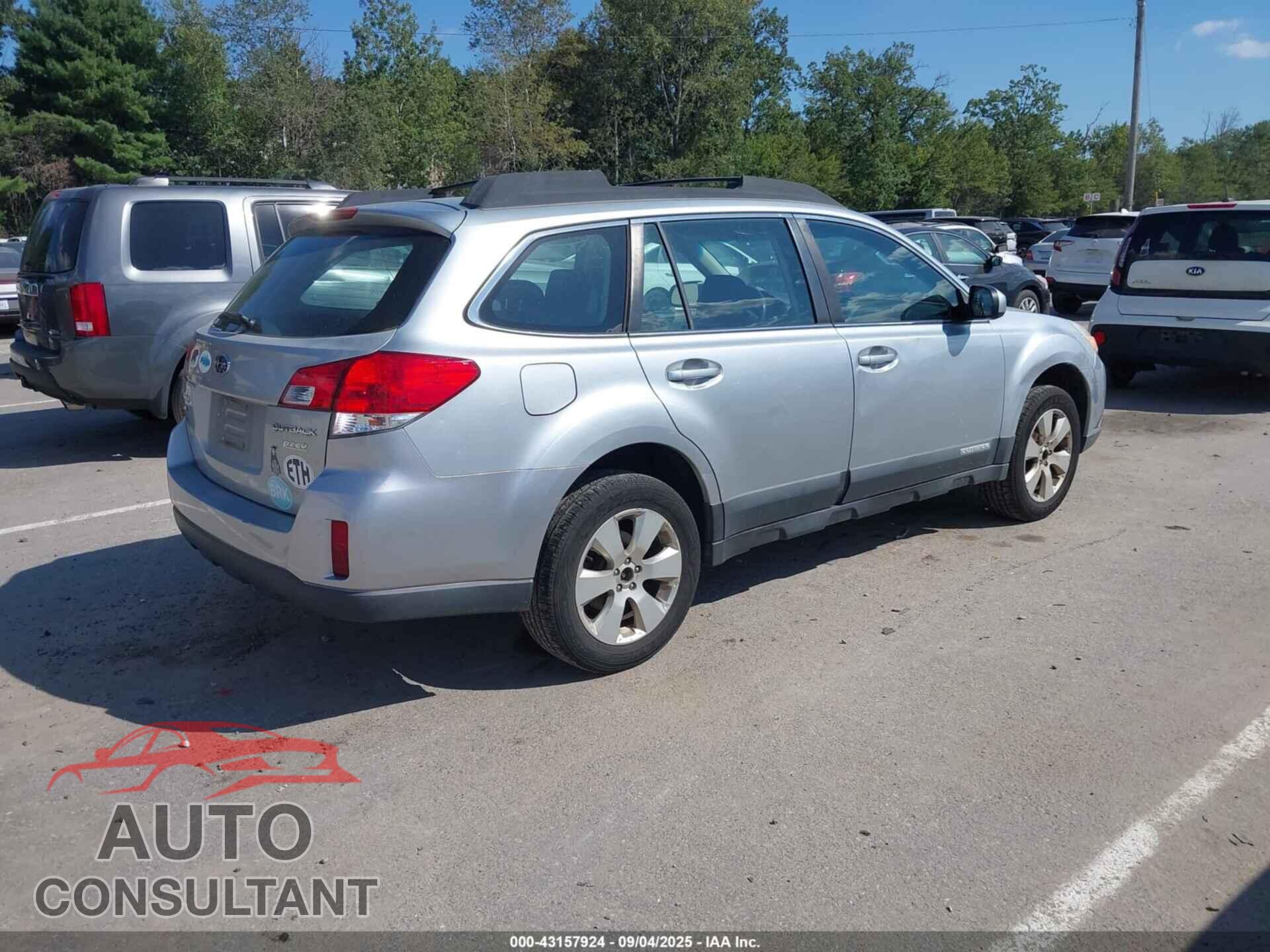 SUBARU OUTBACK 2012 - 4S4BRBAC2C3259848