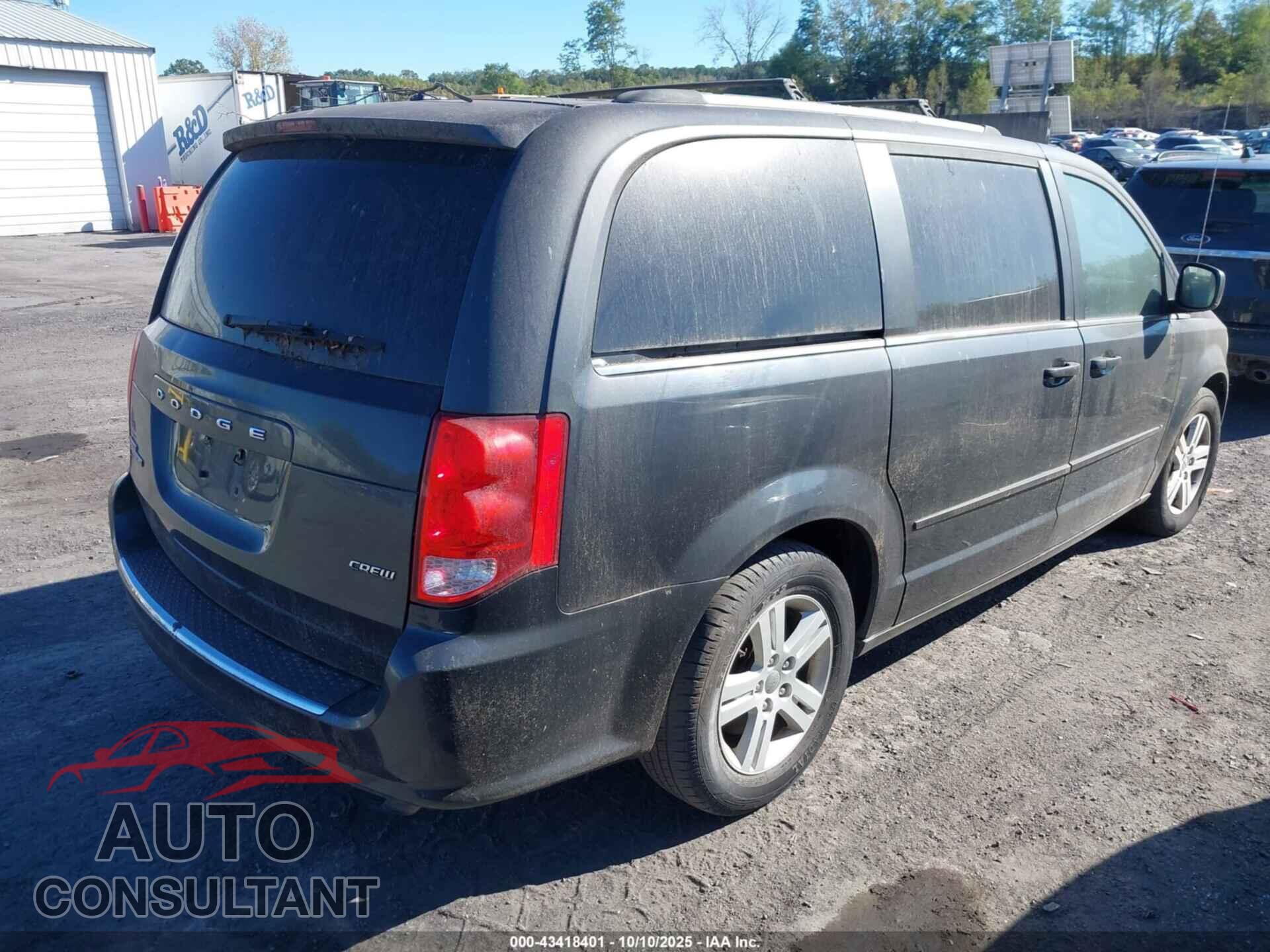DODGE GRAND CARAVAN 2012 - 2C4RDGDG1CR123361