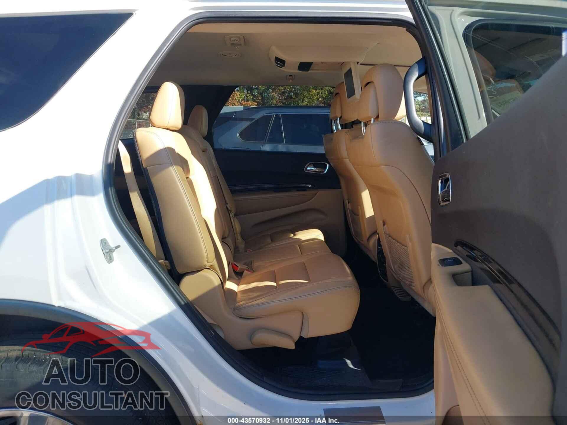 DODGE DURANGO 2011 - 1D4SE5GT9BC693193