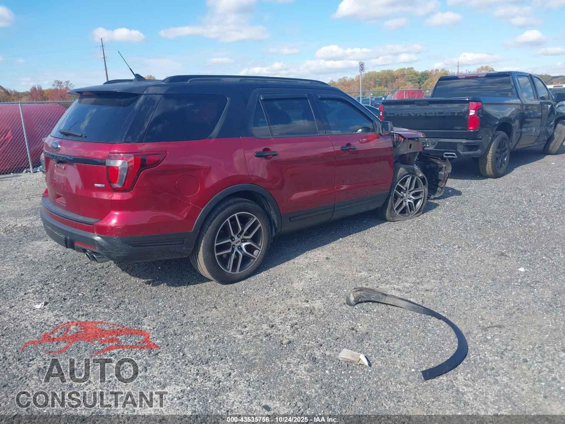 FORD EXPLORER 2018 - 1FM5K8GT9JGB14548