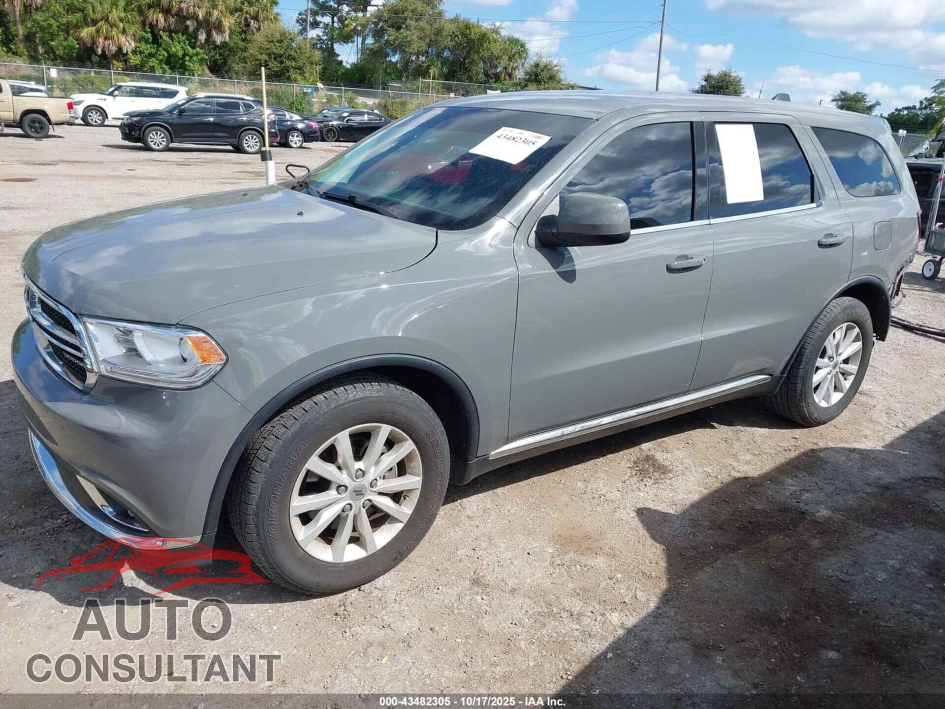 DODGE DURANGO 2019 - 1C4RDHAG6KC644609