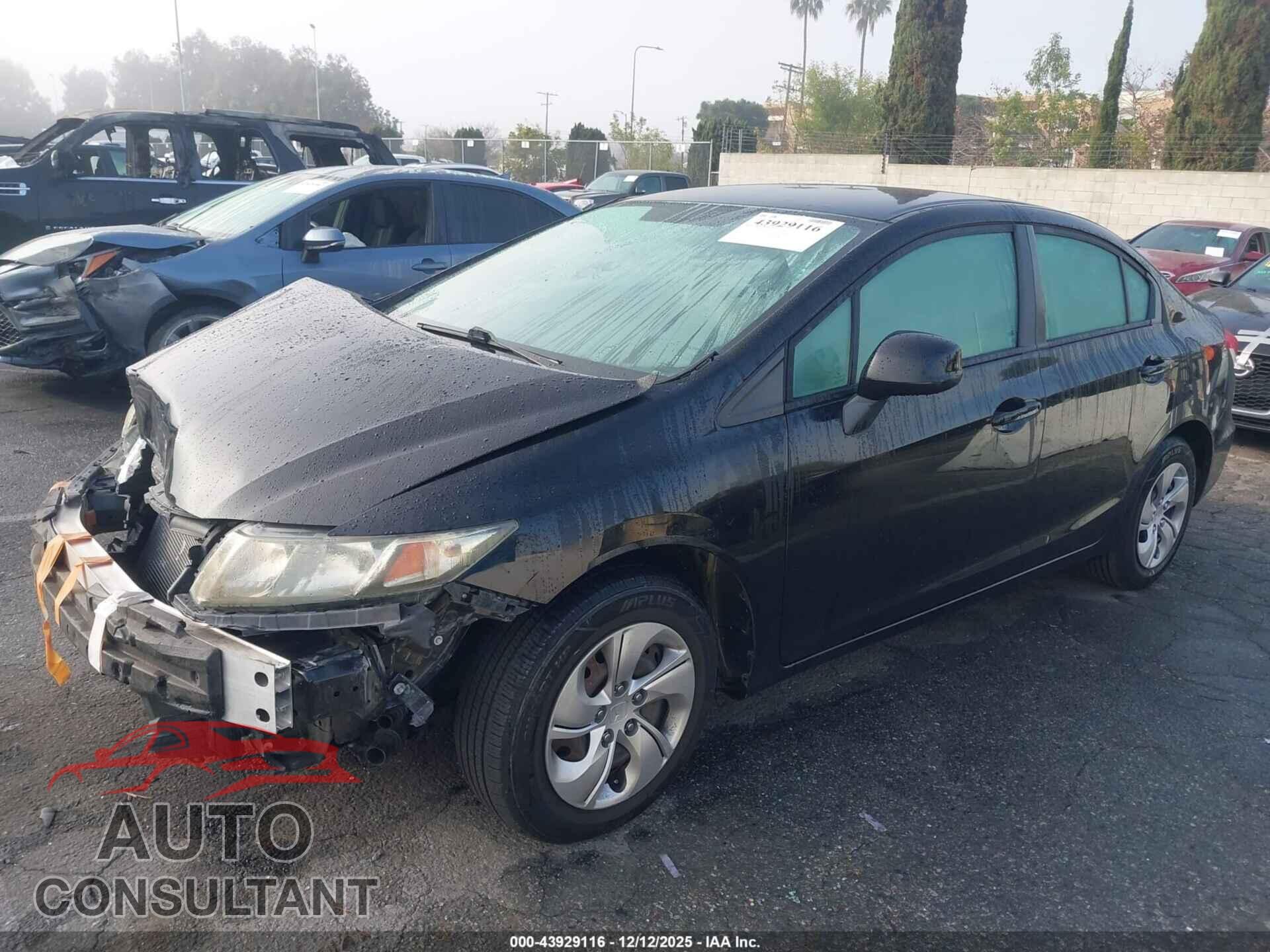 HONDA CIVIC 2013 - 19XFB2F52DE213919