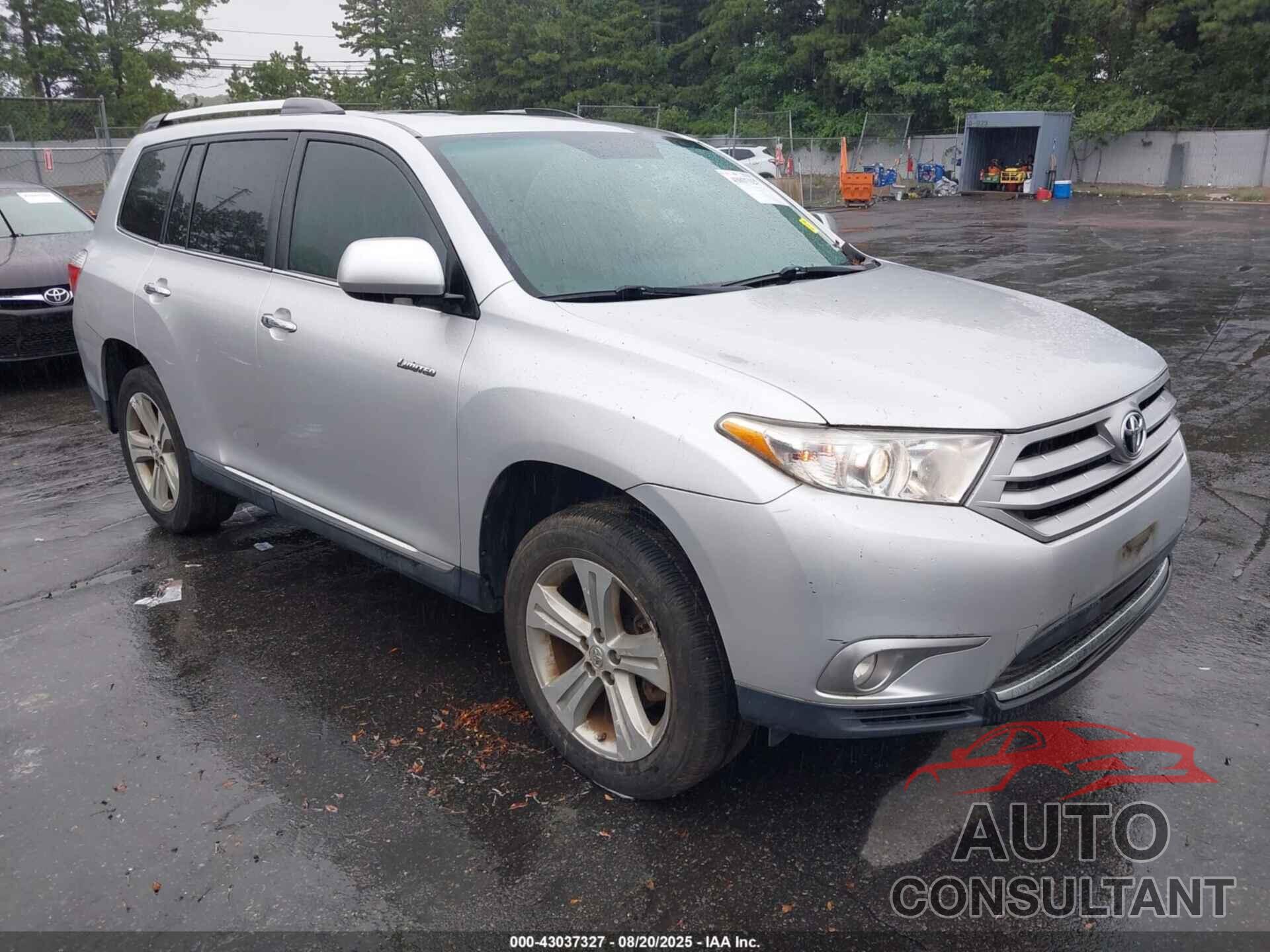 TOYOTA HIGHLANDER 2013 - 5TDYK3EH9DS116426
