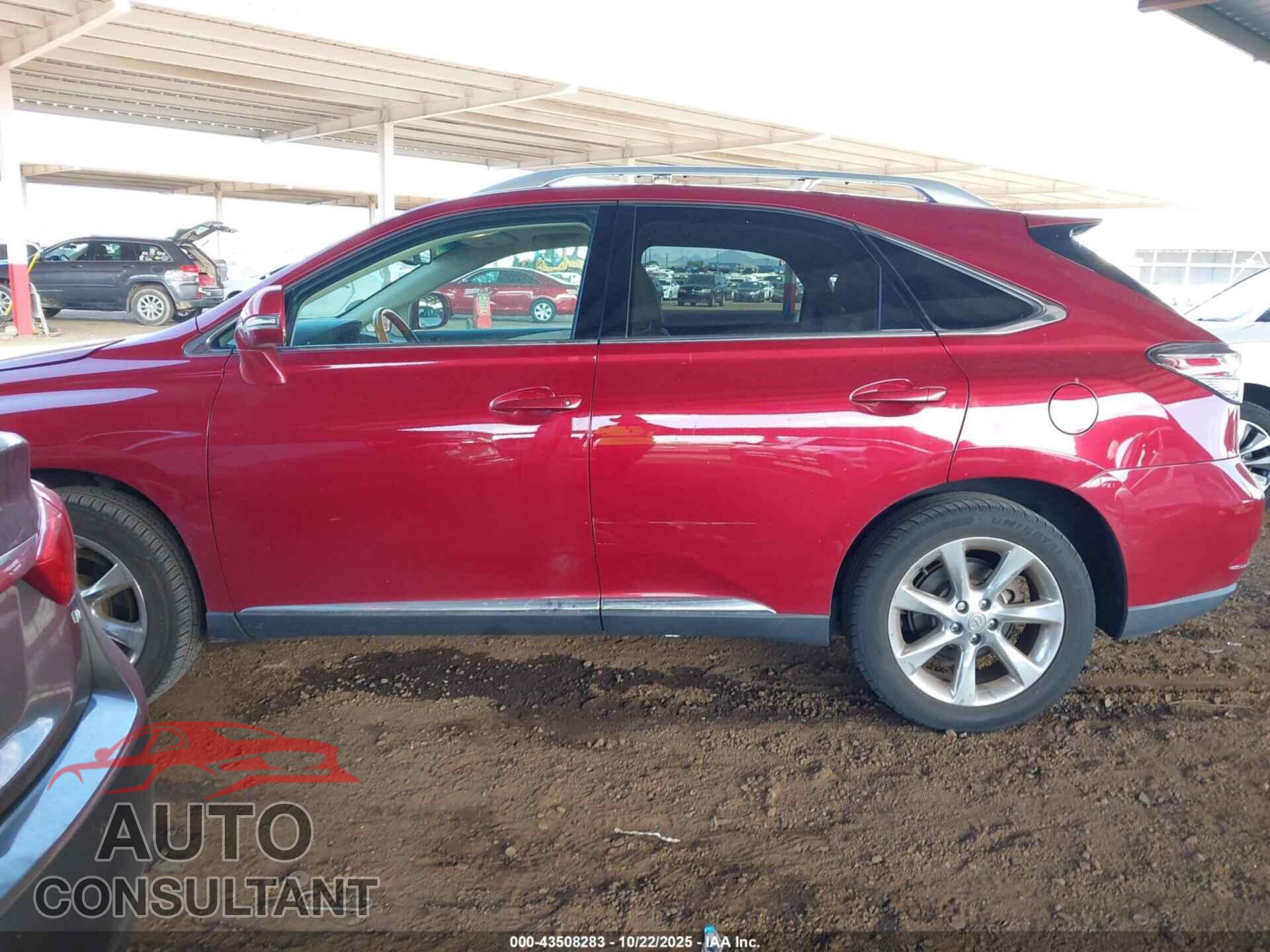 LEXUS RX 350 2012 - 2T2BK1BA2CC125974
