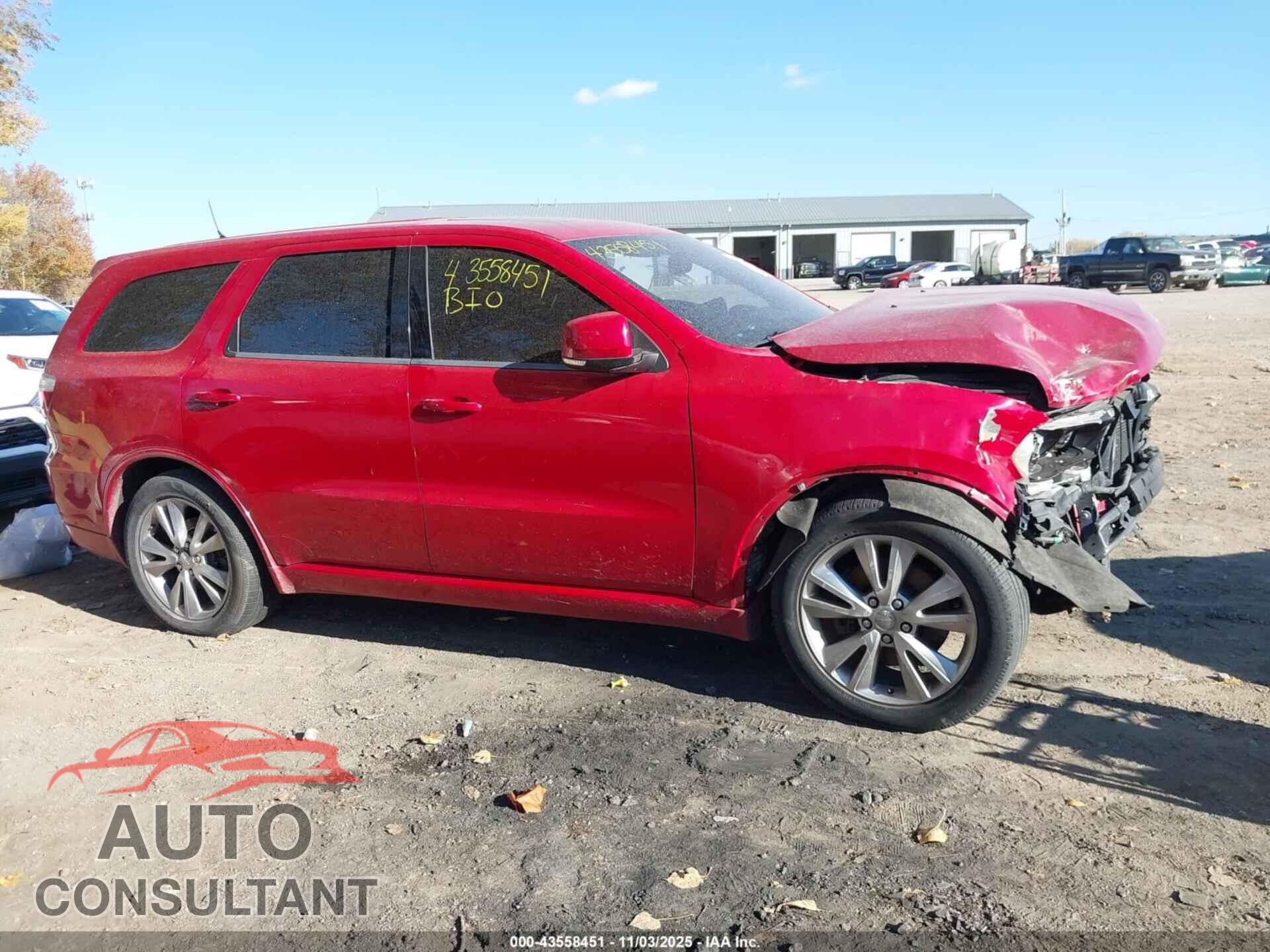 DODGE DURANGO 2012 - 1C4SDJCT5CC181558