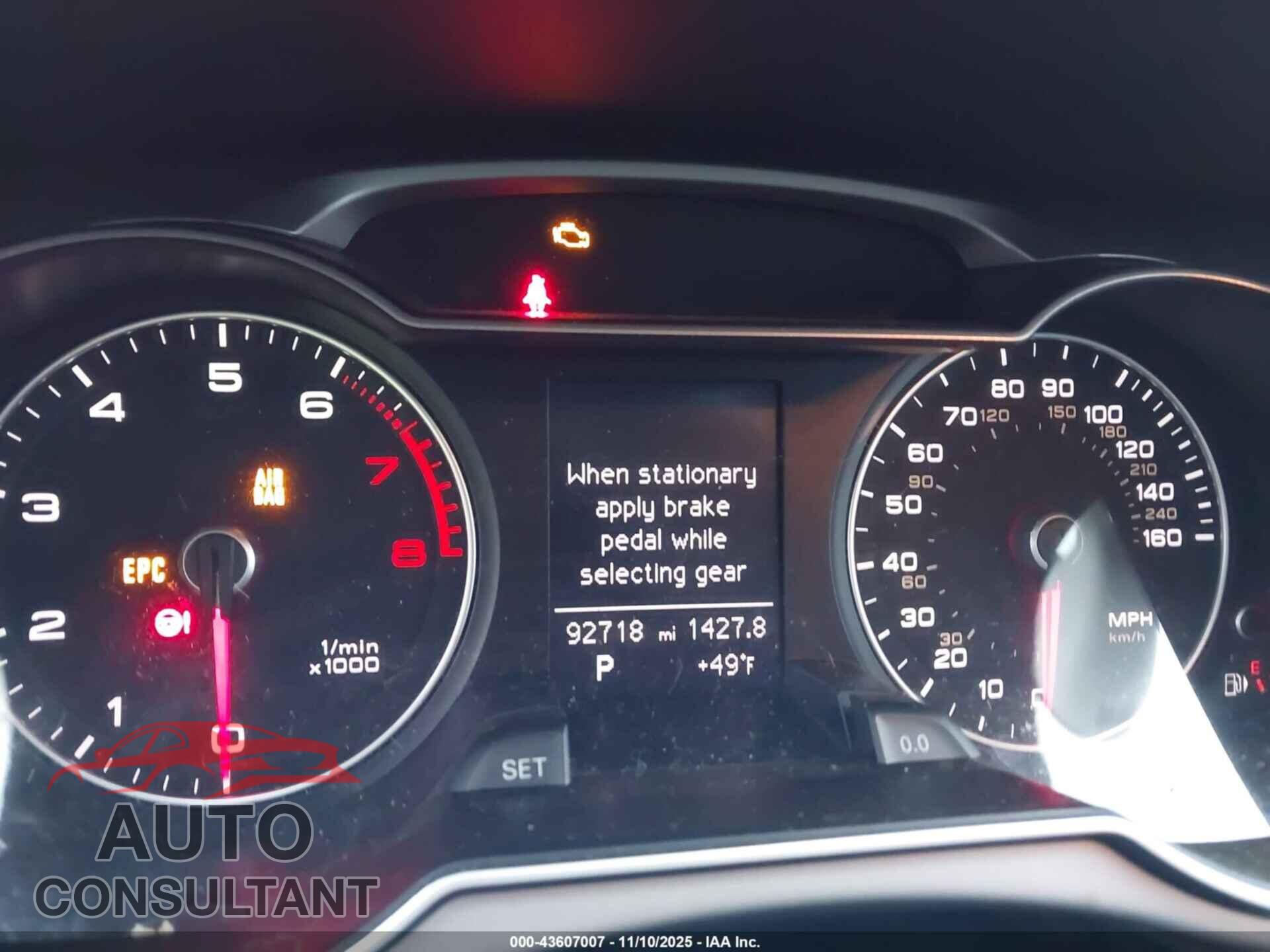 AUDI A4 2013 - WAUBFAFL4DN044524