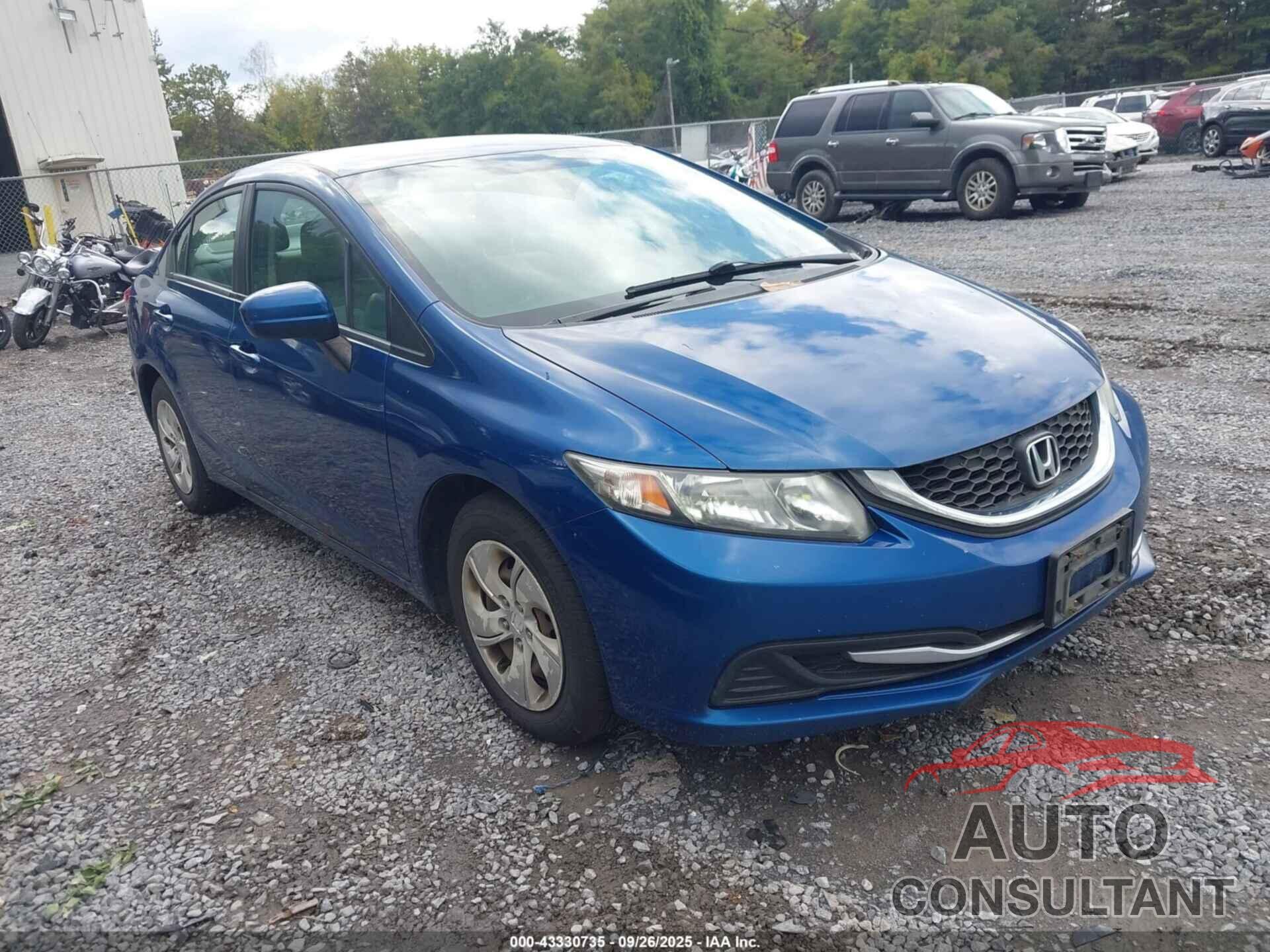 HONDA CIVIC 2014 - 2HGFB2F54EH541995