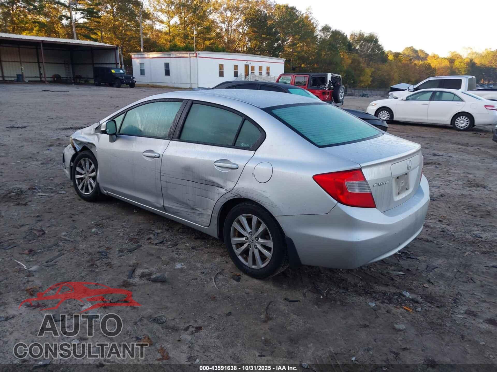 HONDA CIVIC 2012 - 19XFB2F89CE103099