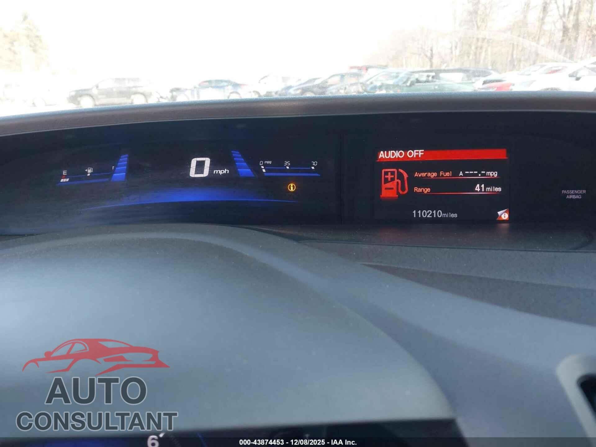 HONDA CIVIC 2012 - 19XFB2E50CE027604