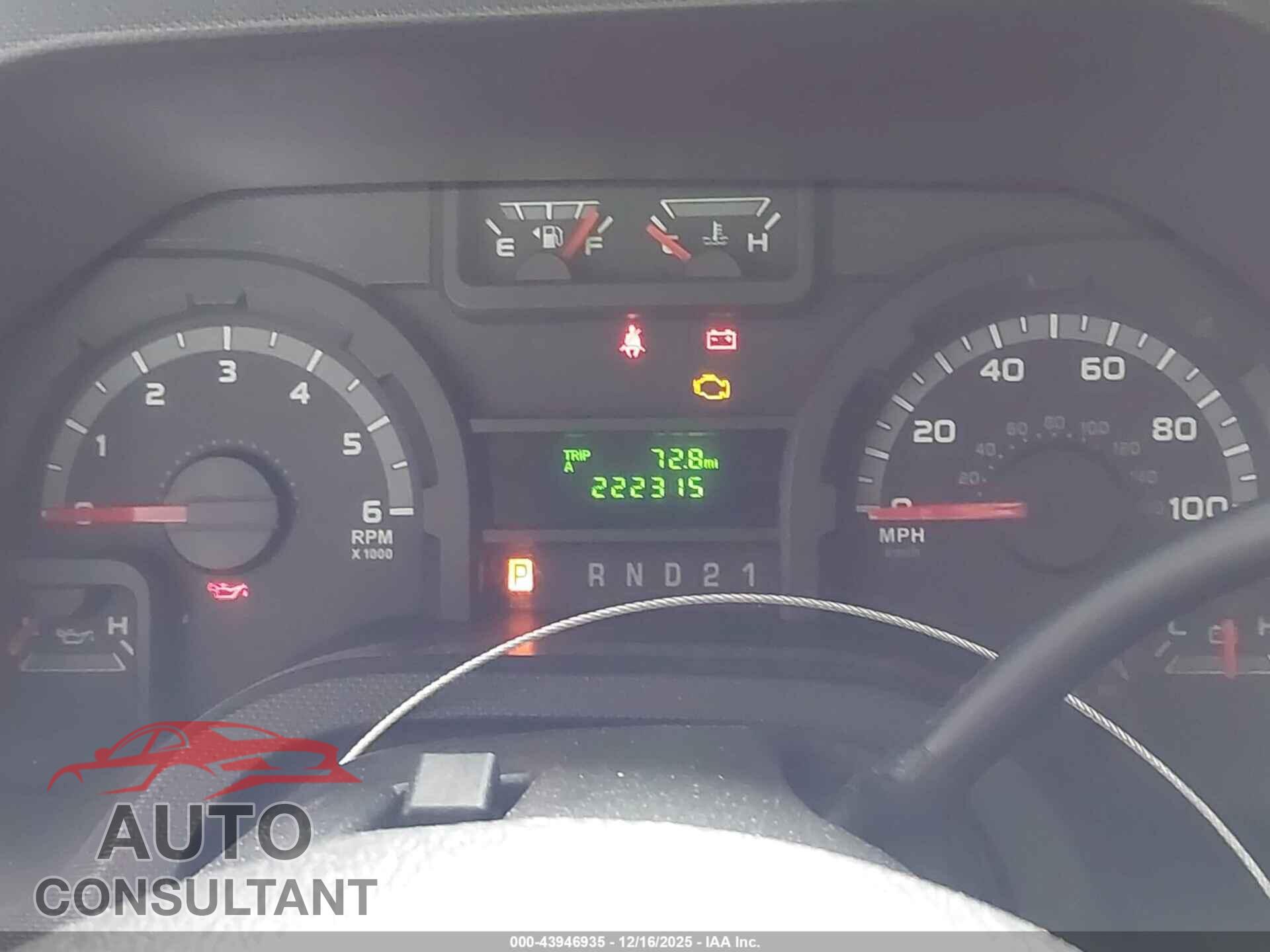 FORD E-150 2012 - 1FTNE1EW6CDA62025