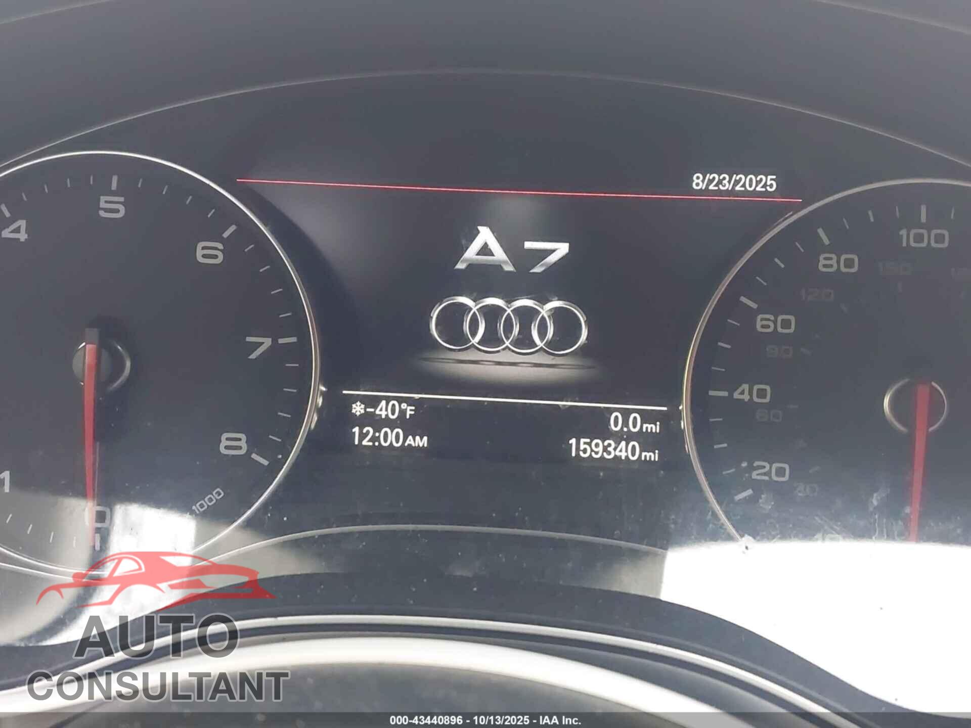 AUDI A7 2012 - WAUSGAFC9CN020019