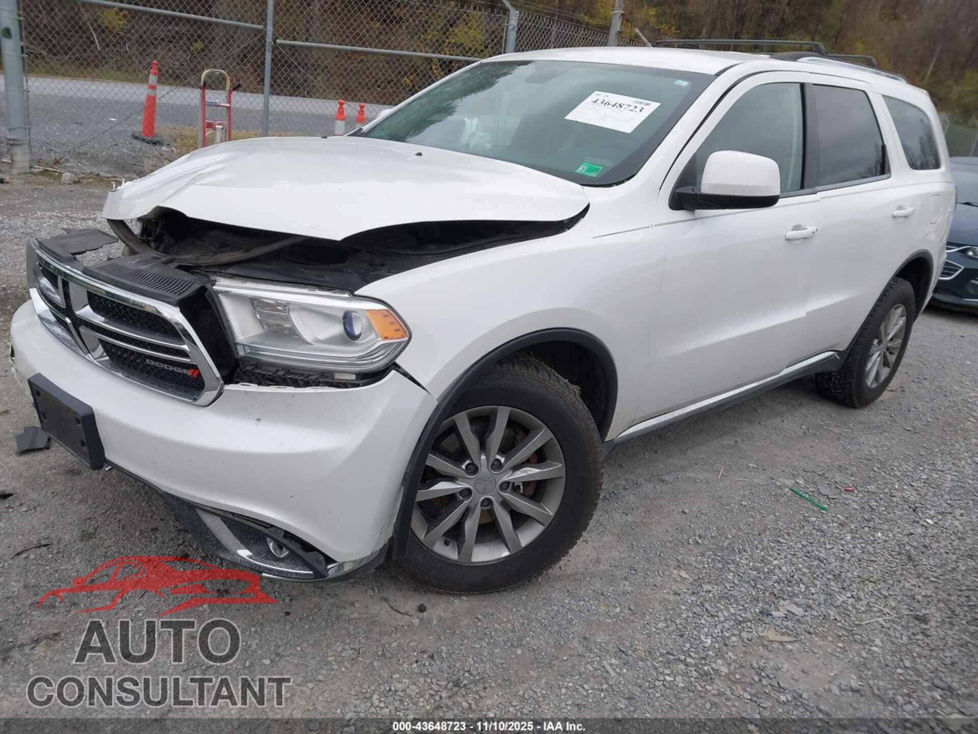 DODGE DURANGO 2017 - 1C4RDJAG8HC648113