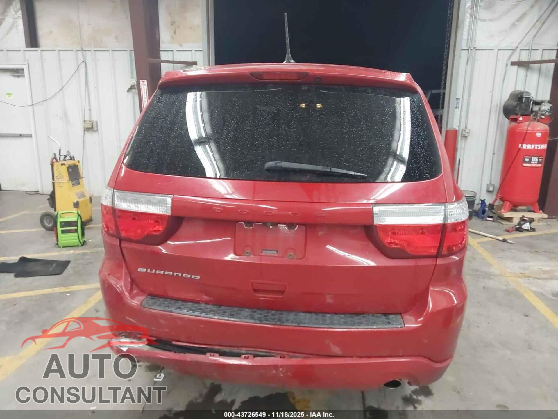 DODGE DURANGO 2013 - 1C4RDHAG3DC686206