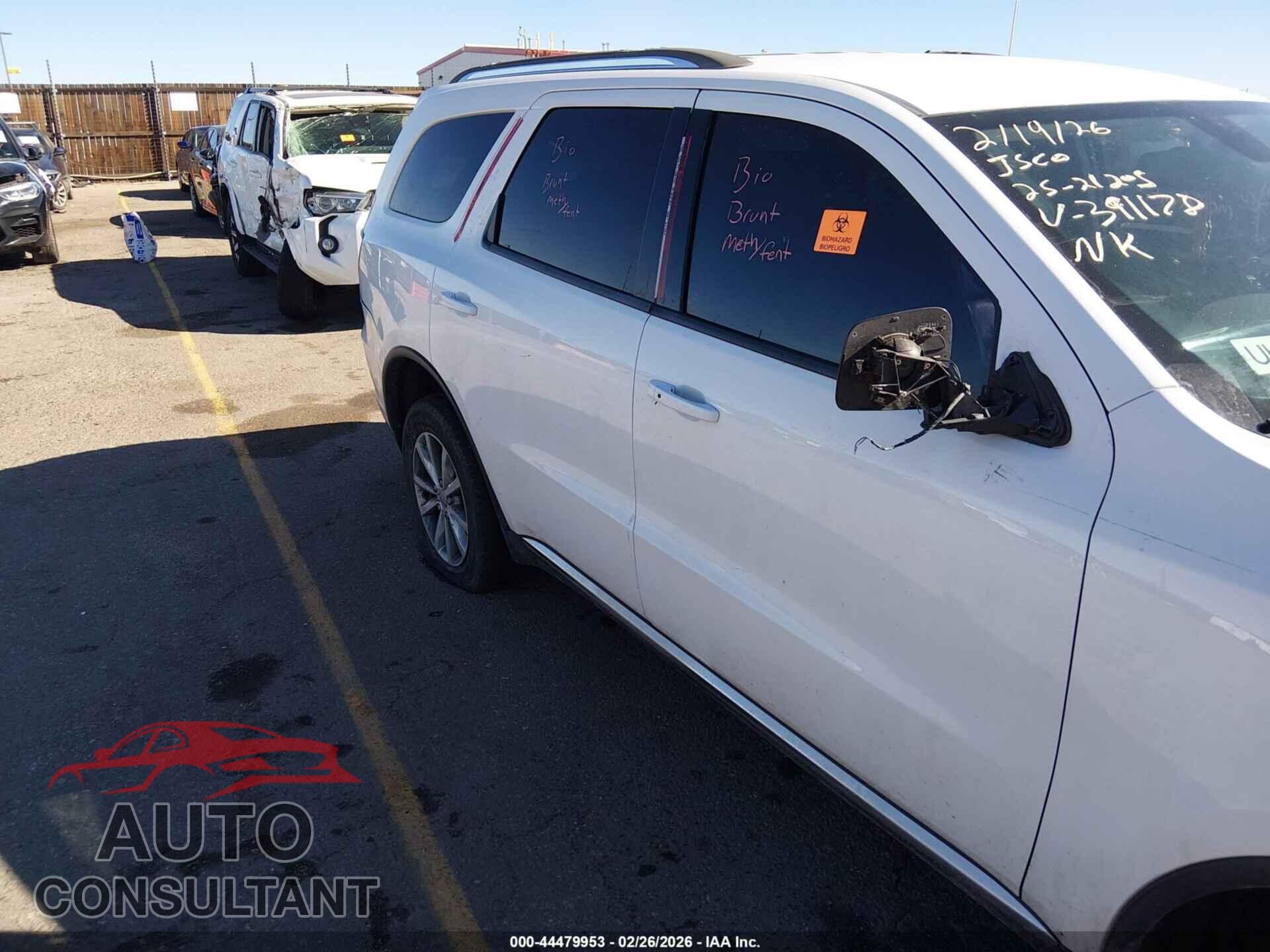 DODGE DURANGO 2014 - 1C4RDJDG0EC391178