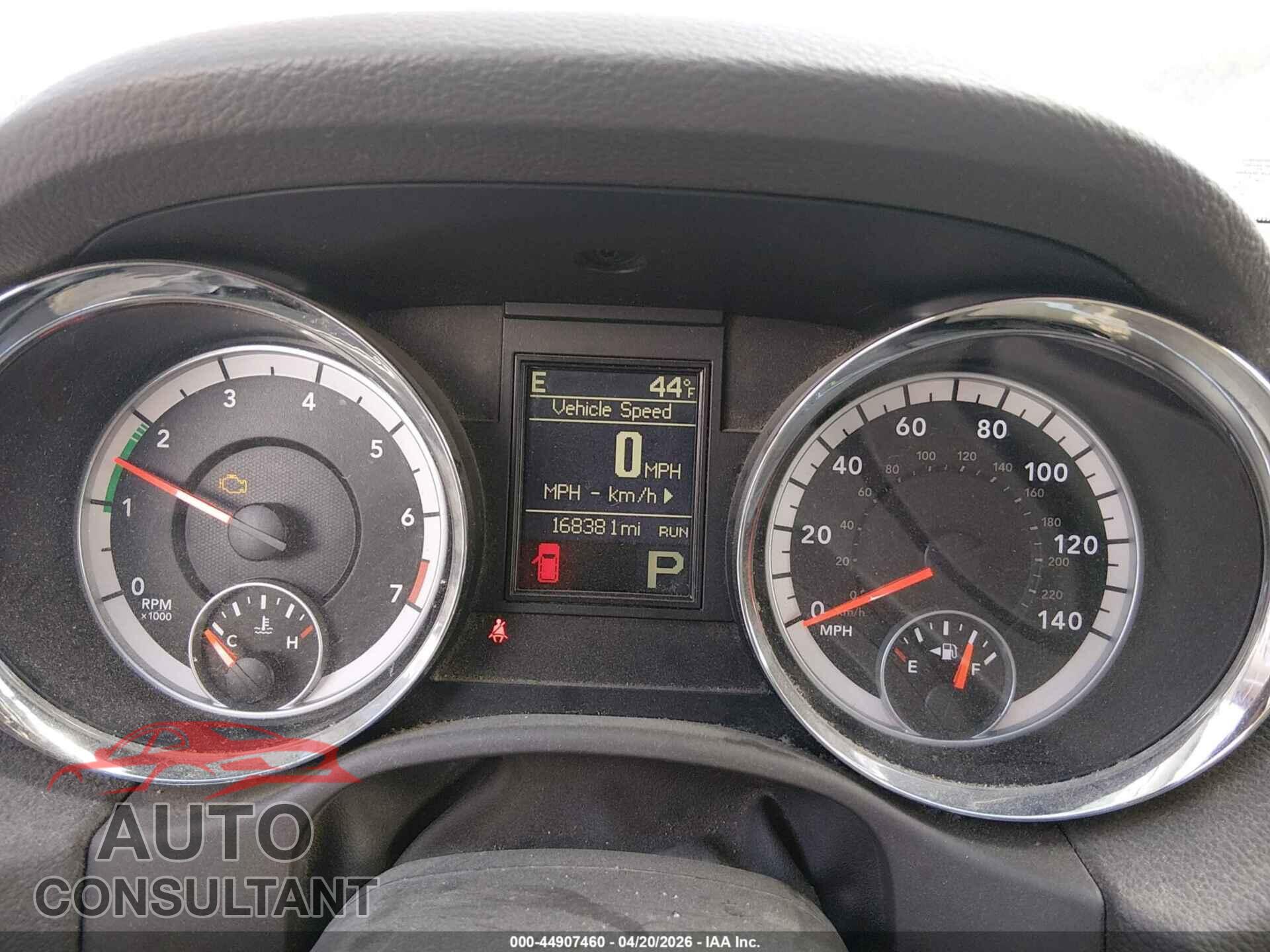 DODGE DURANGO 2012 - 1C4RDJAG2CC271495