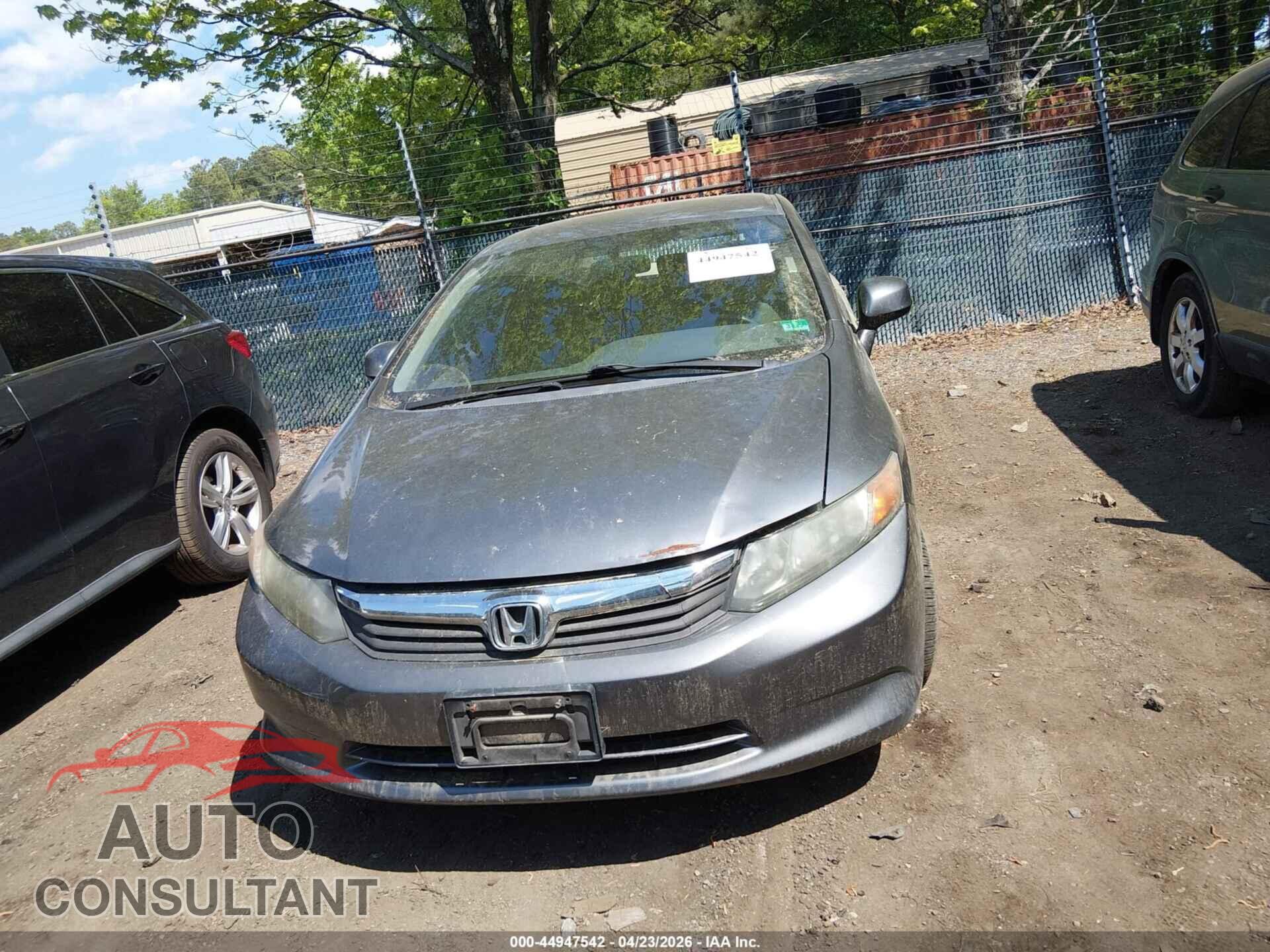 HONDA CIVIC 2012 - 19XFB2F54CE069501