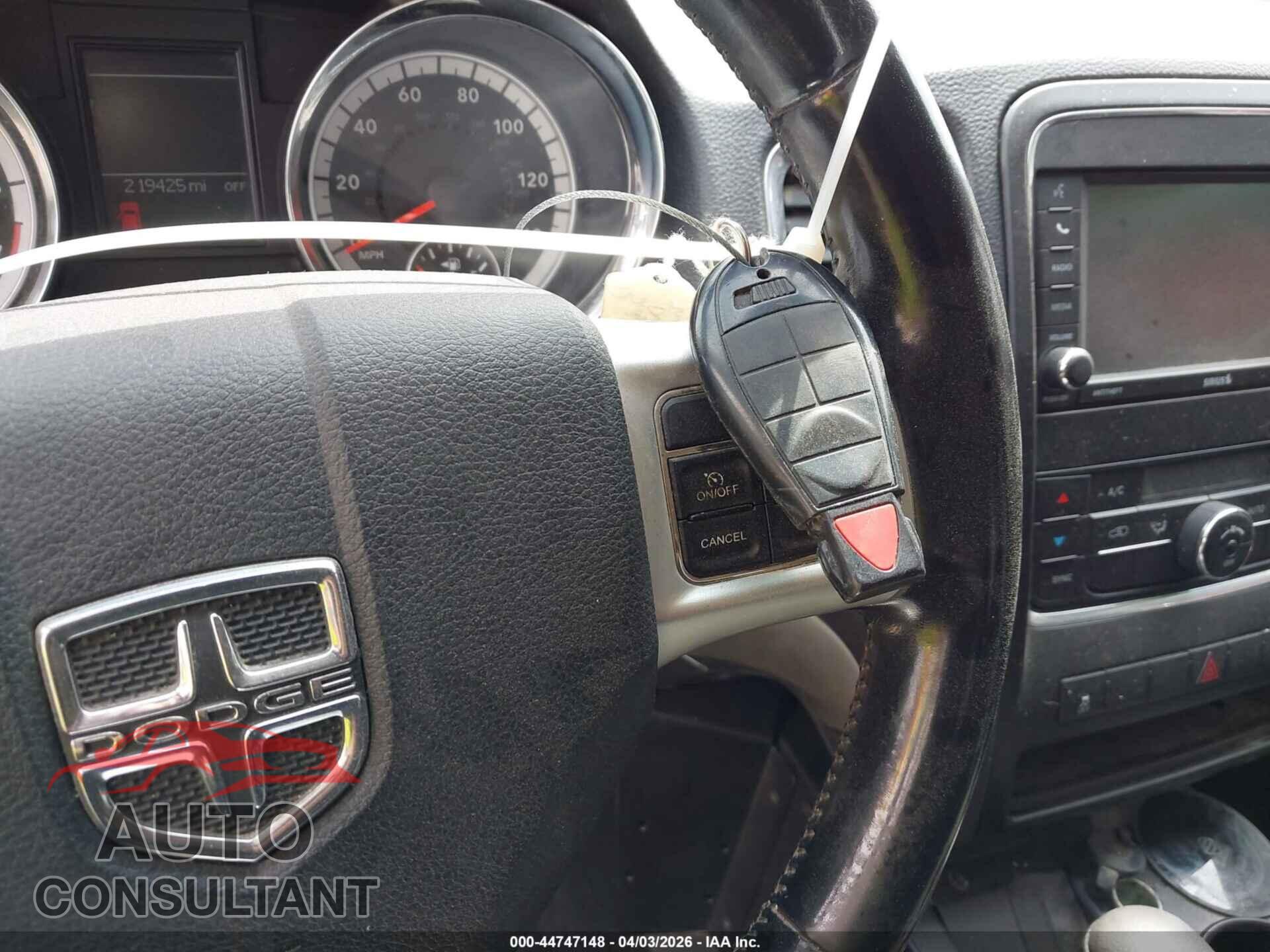 DODGE DURANGO 2012 - 1C4RDJFGXCC361387