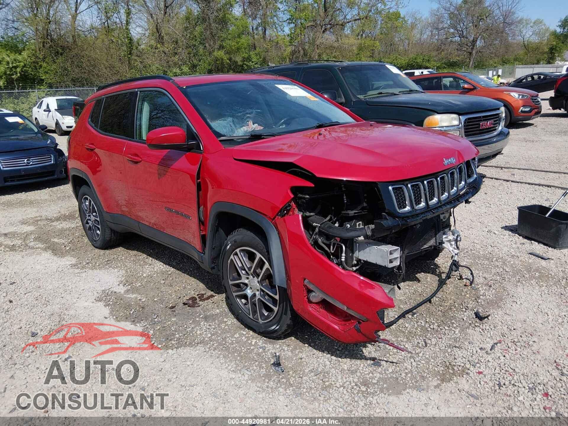 JEEP NEW COMPASS 2017 - 3C4NJDBB4HT693372