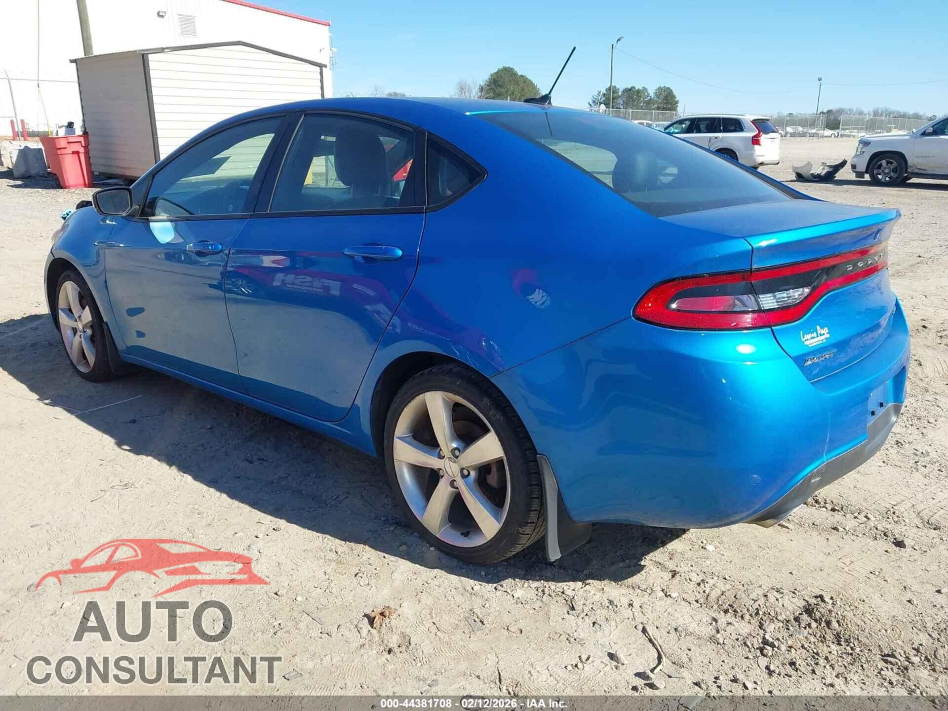 DODGE DART 2015 - 1C3CDFEB3FD247890