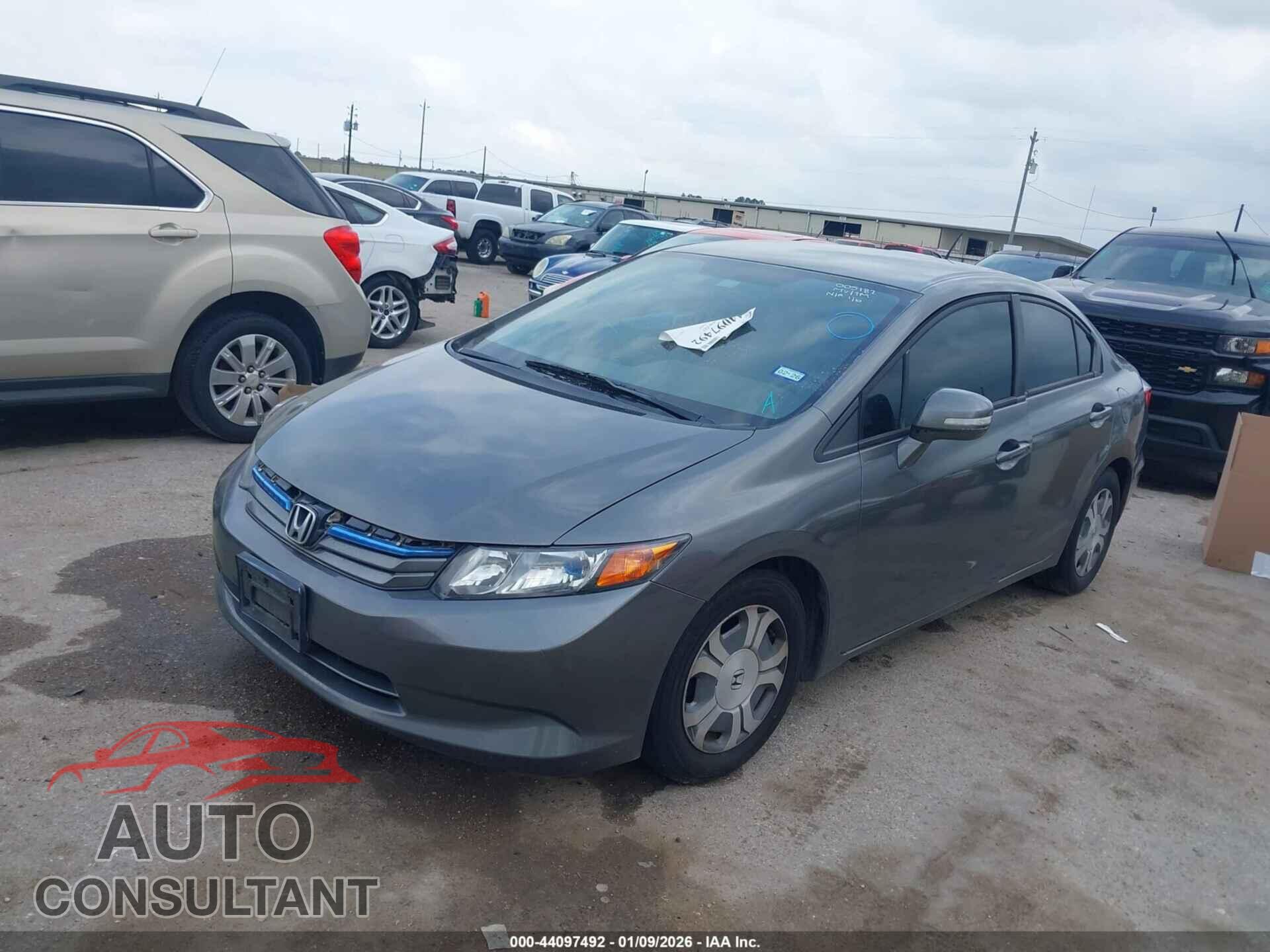 HONDA CIVIC HYBRID 2012 - JHMFB4F26CS005182