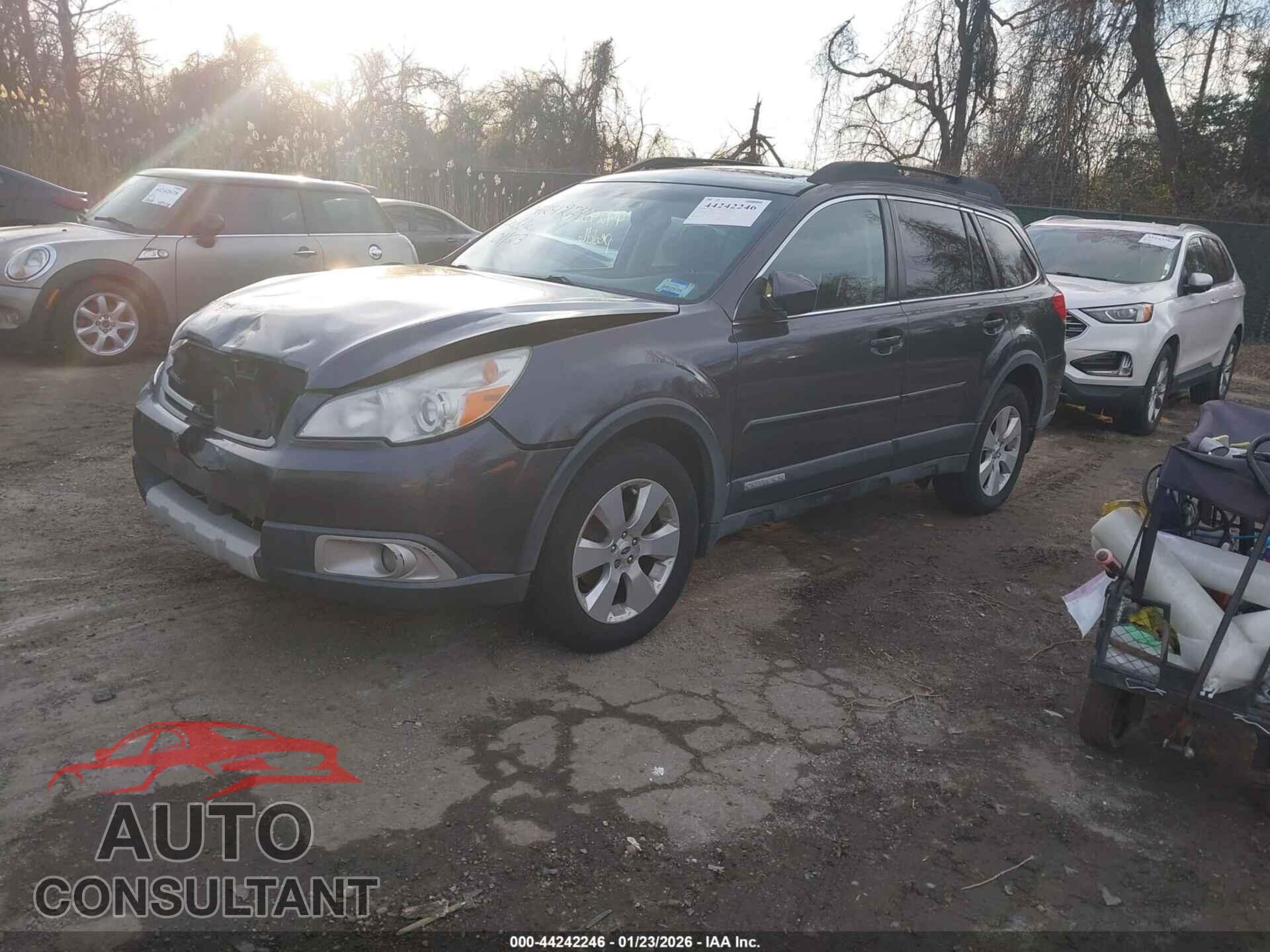 SUBARU OUTBACK 2012 - 4S4BRBLC2C3256168