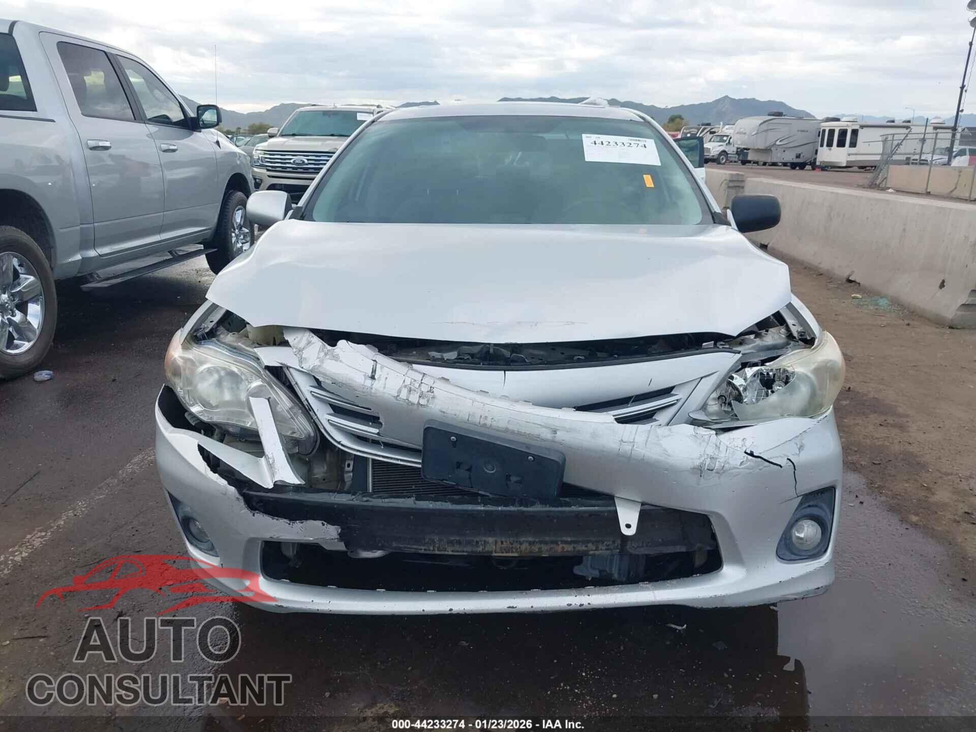 TOYOTA COROLLA 2013 - 5YFBU4EE4DP123773