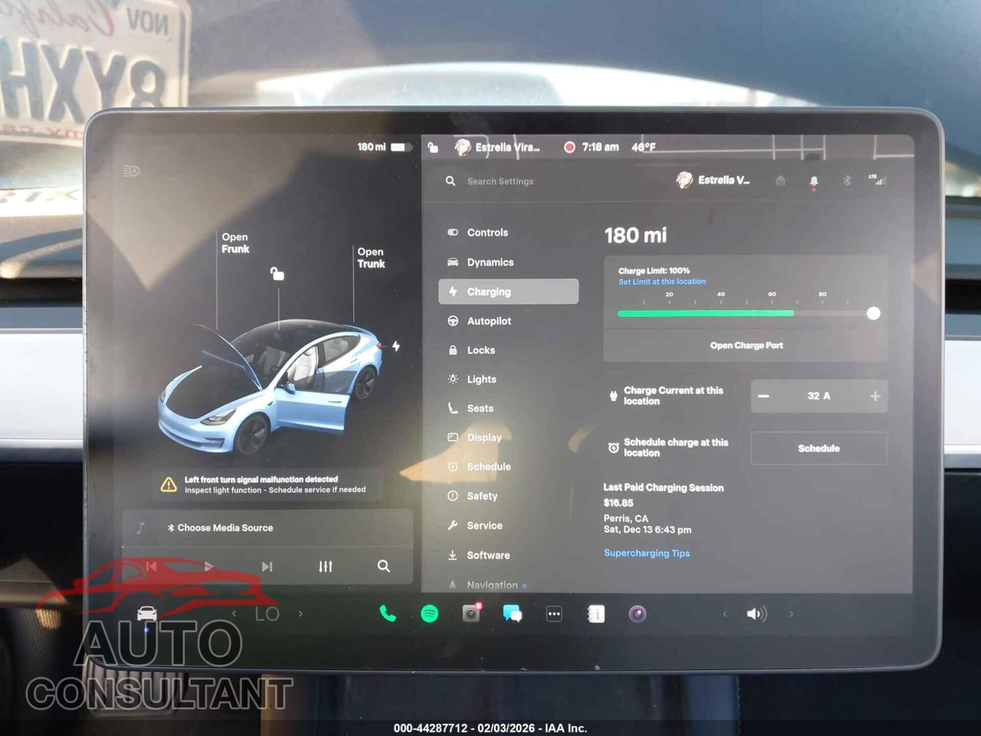 TESLA MODEL 3 2021 - 5YJ3E1EA8MF096697