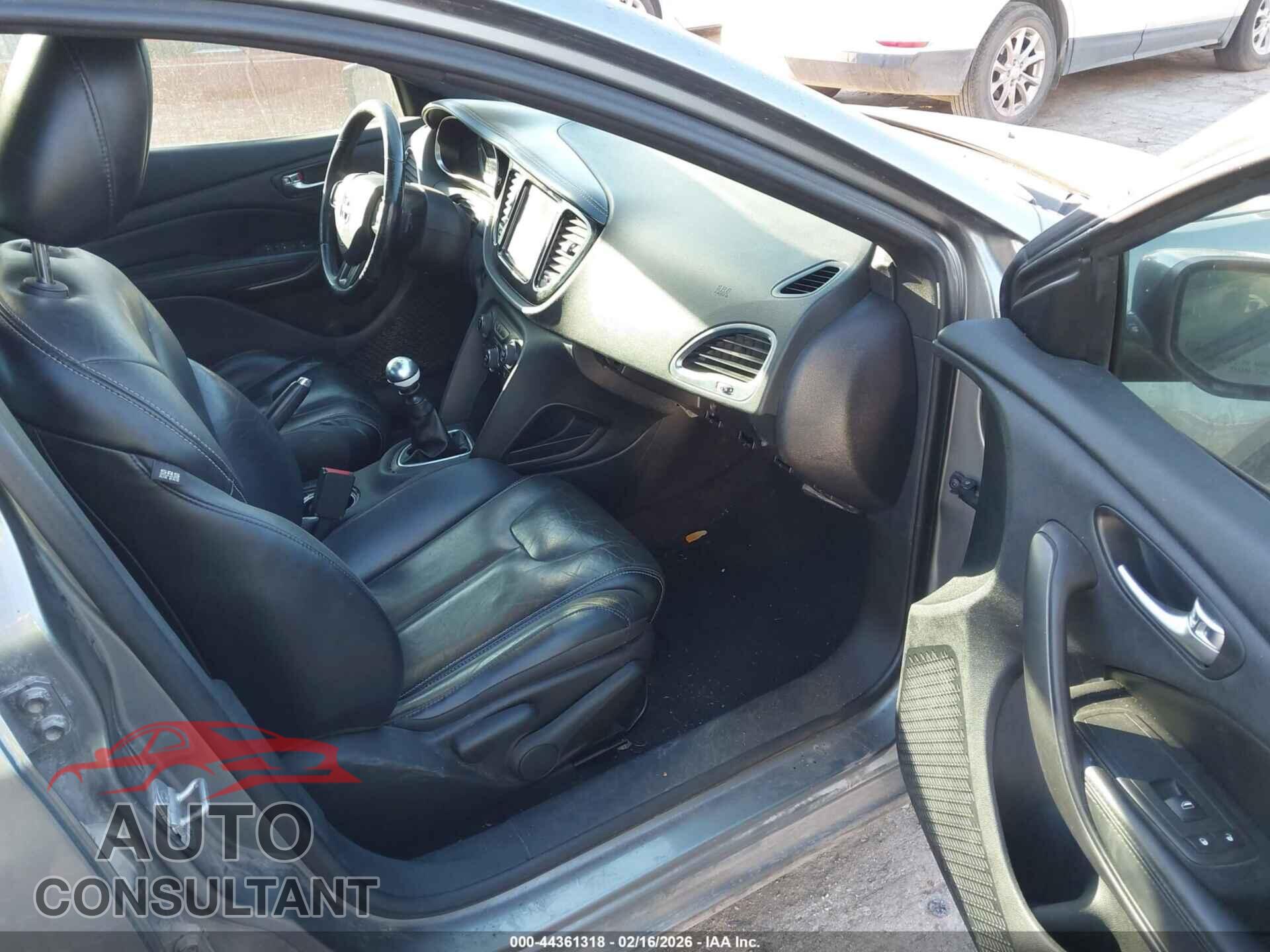 DODGE DART 2013 - 1C3CDFCH8DD703287