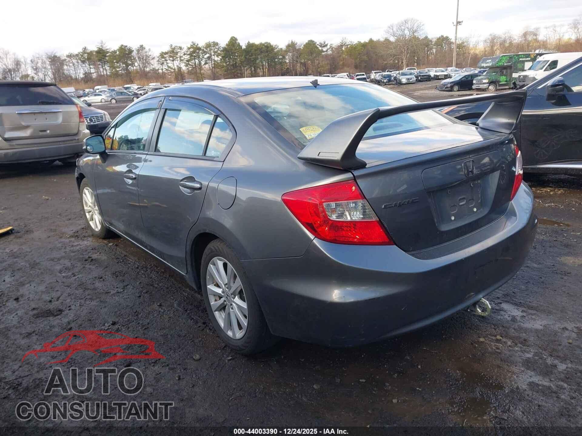 HONDA CIVIC 2012 - 19XFB2F94CE343184