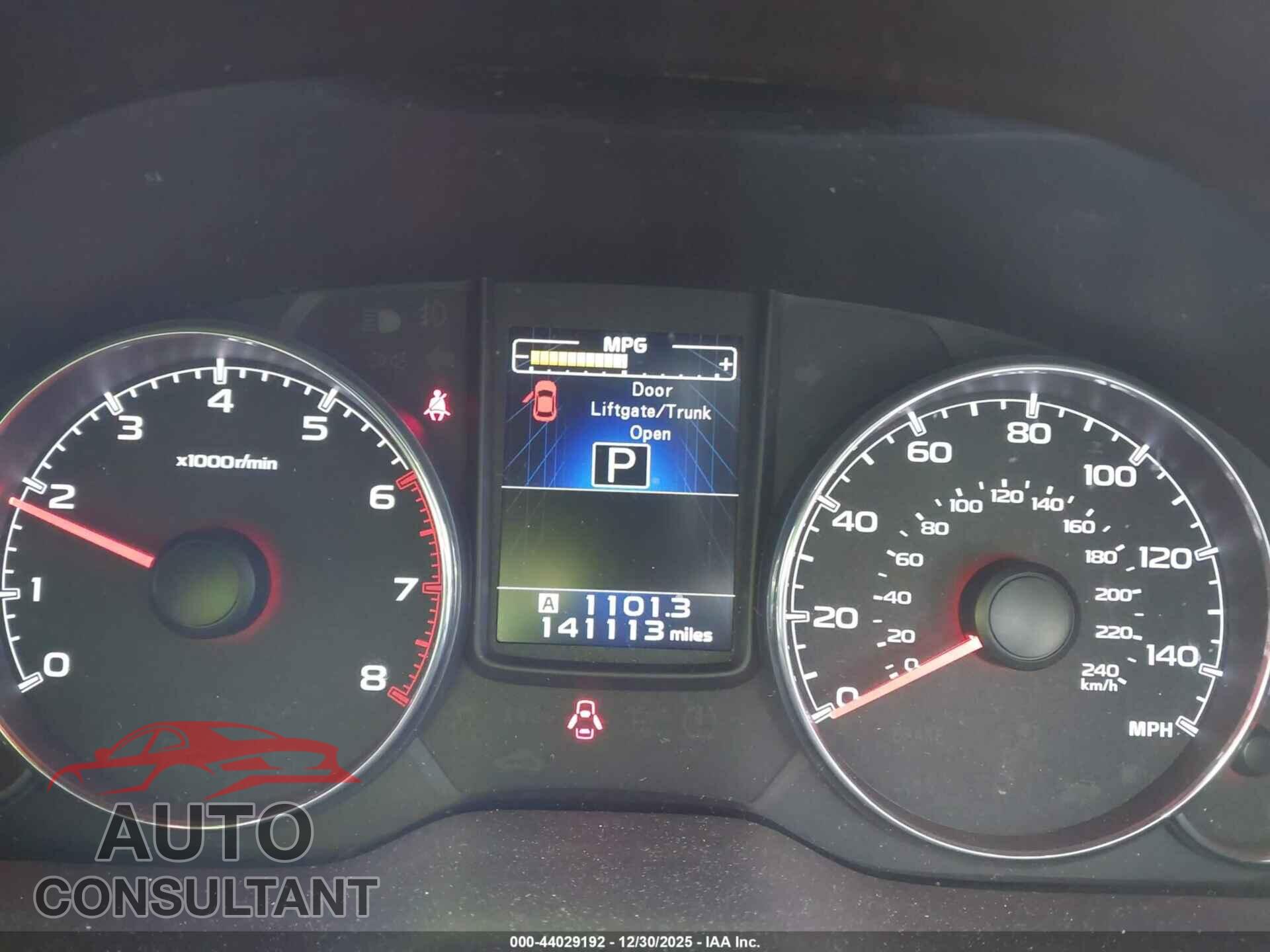 SUBARU OUTBACK 2014 - 4S4BRBKC9E3293061