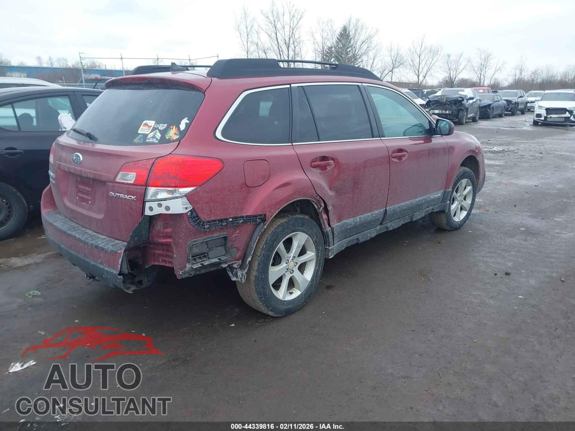 SUBARU OUTBACK 2014 - 4S4BRCCC7E3235938
