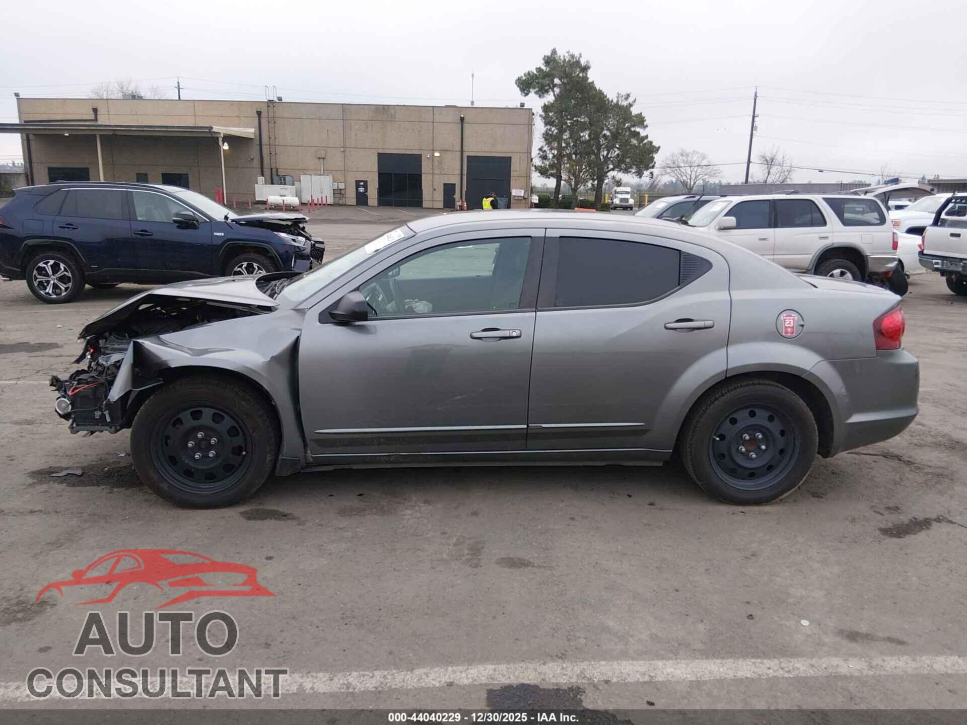 DODGE AVENGER 2012 - 1C3CDZABXCN330357
