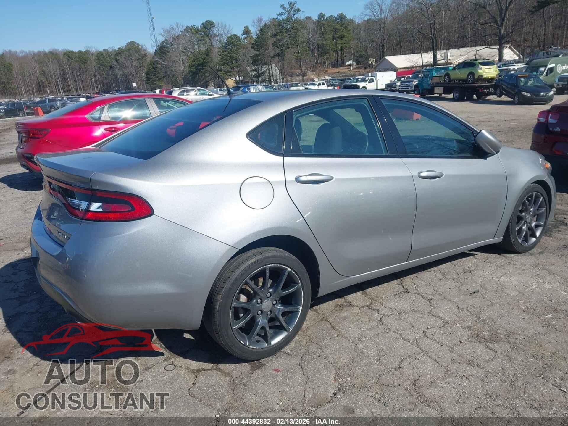 DODGE DART 2015 - 1C3CDFBB0FD362533