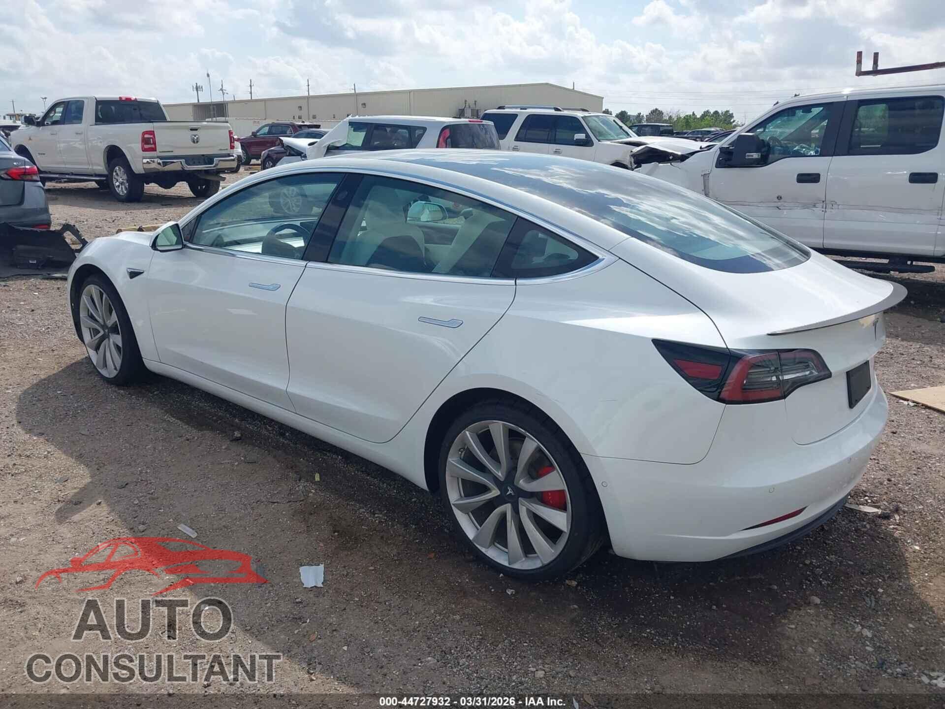 TESLA MODEL 3 2019 - 5YJ3E1EB2KF423164