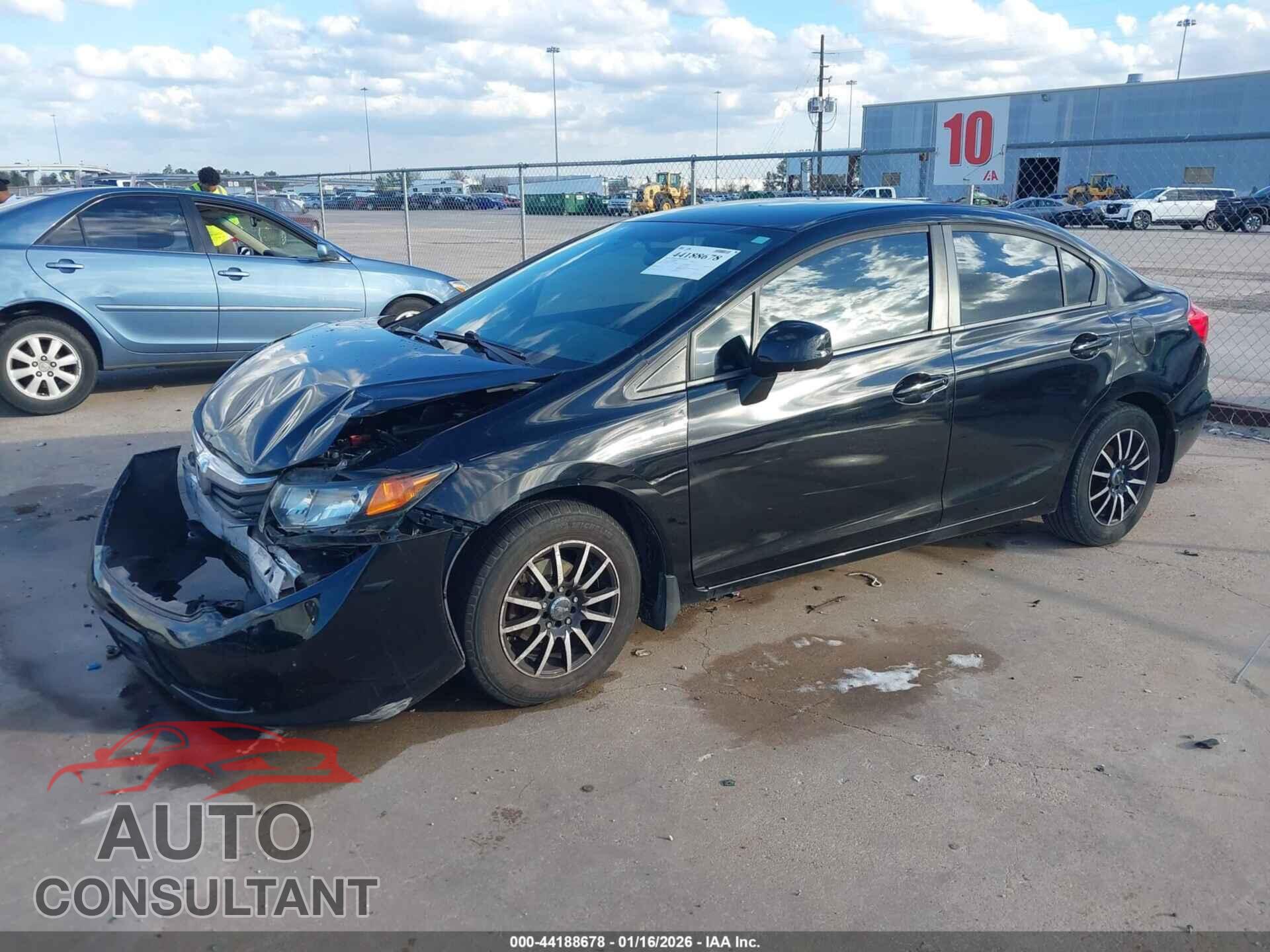 HONDA CIVIC 2012 - 19XFB2F53CE384306