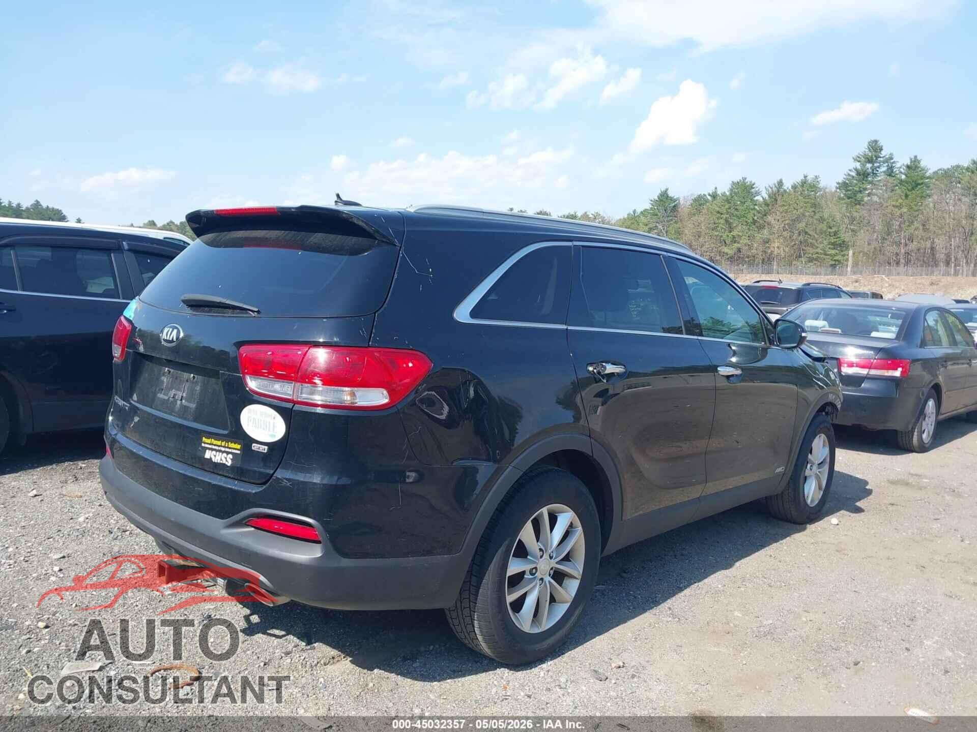 KIA SORENTO 2016 - 5XYPGDA38GG146242