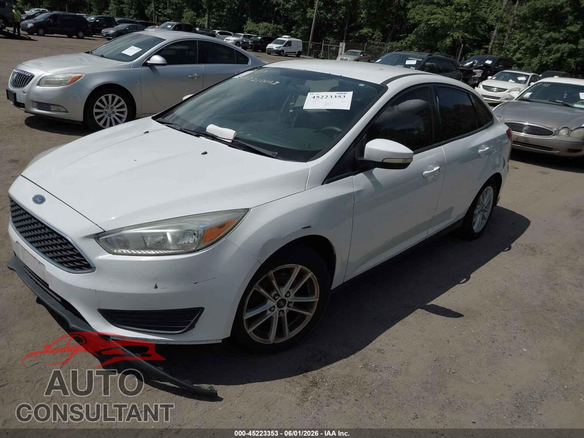 FORD FOCUS 2015 - 1FADP3F2XFL376046