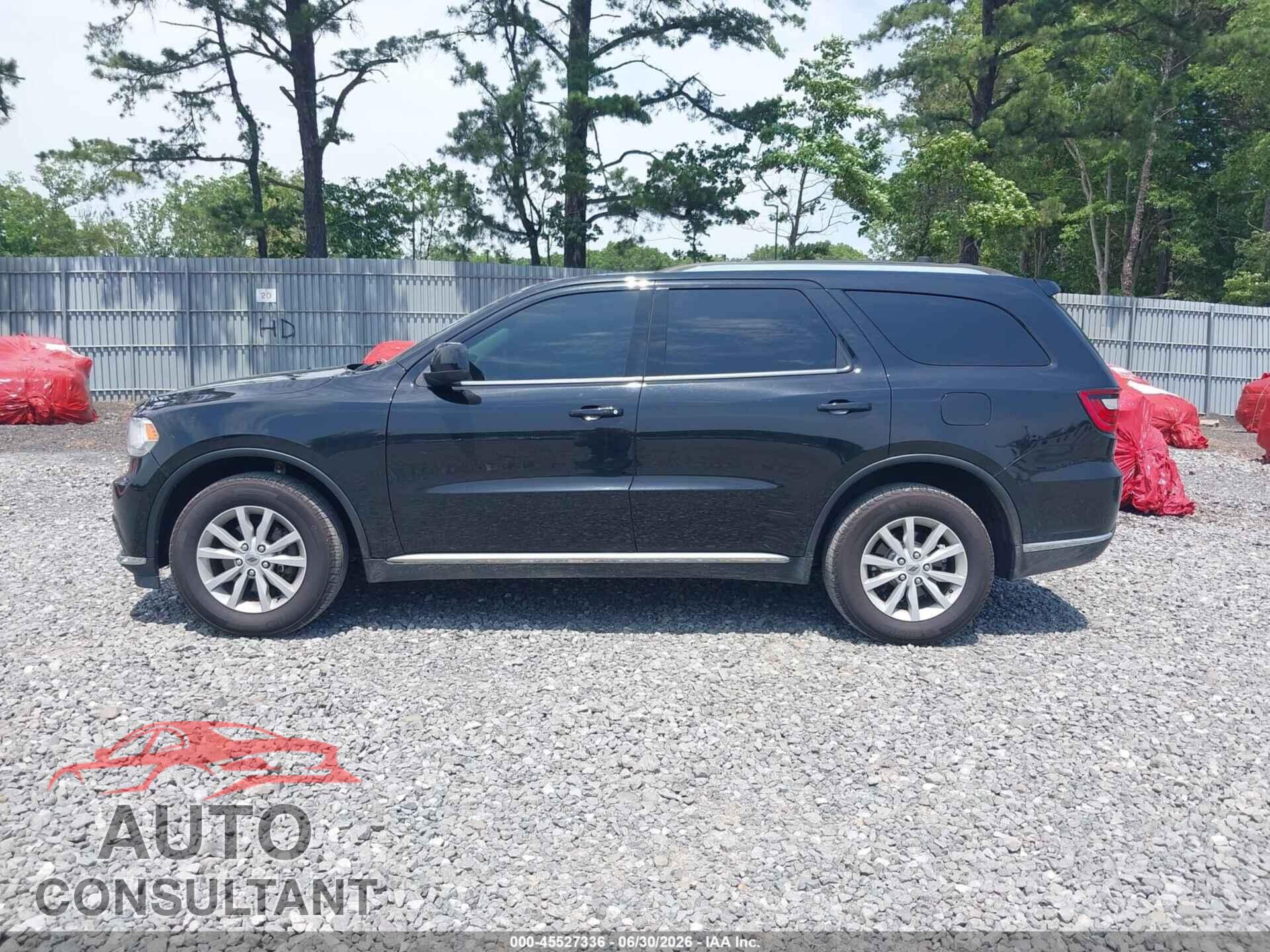 DODGE DURANGO 2019 - 1C4RDJAG8KC744461
