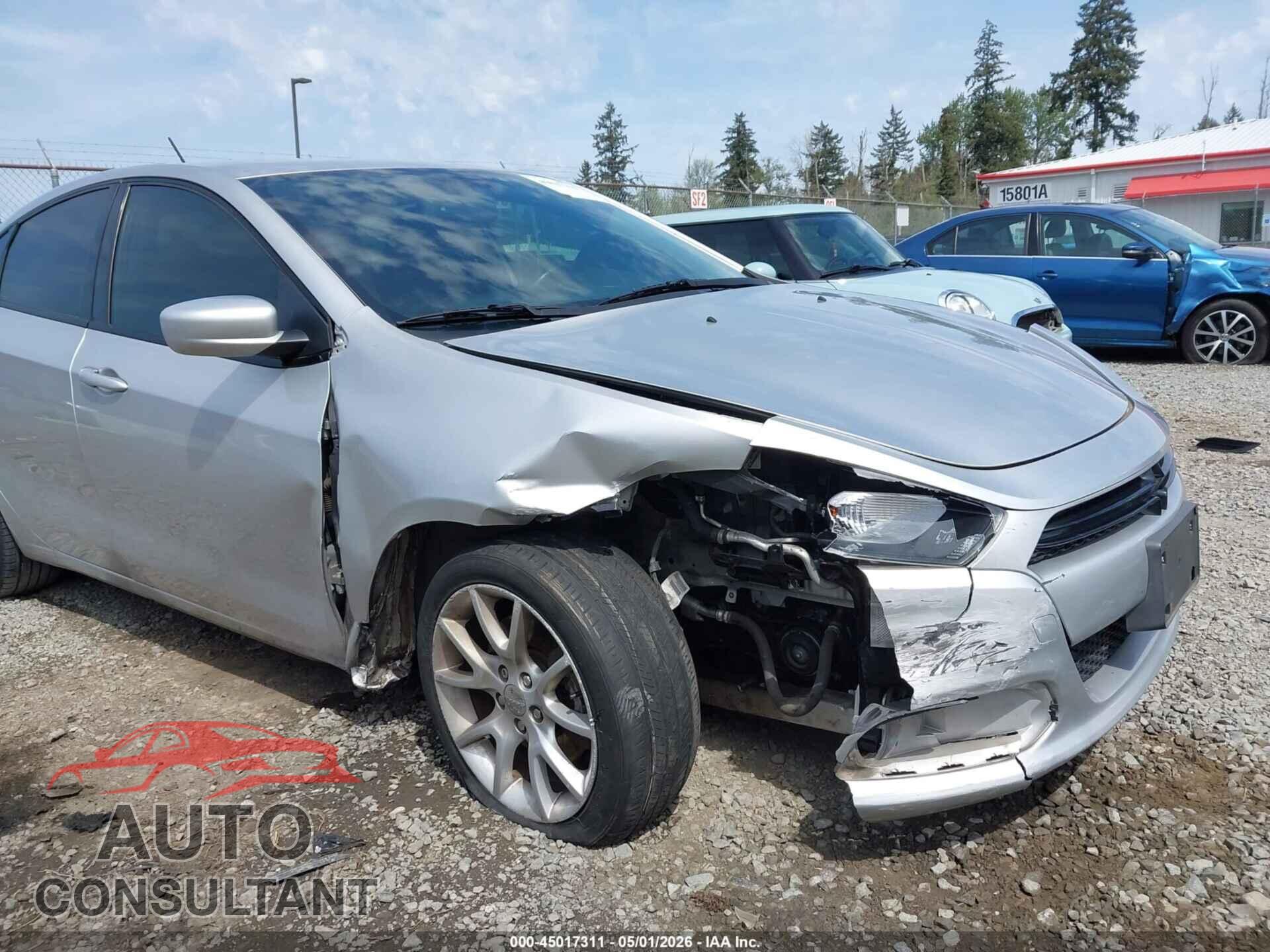 DODGE DART 2013 - 1C3CDFBA6DD345434