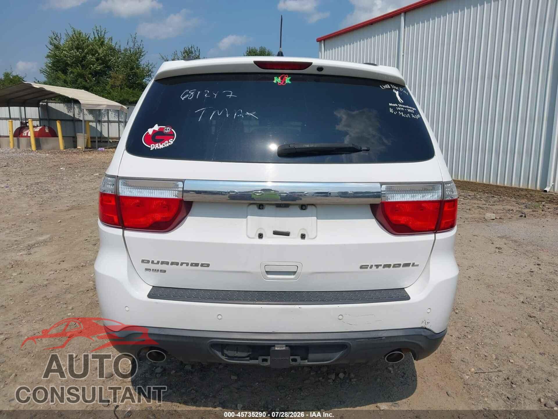 DODGE DURANGO 2013 - 1C4SDJET3DC681247