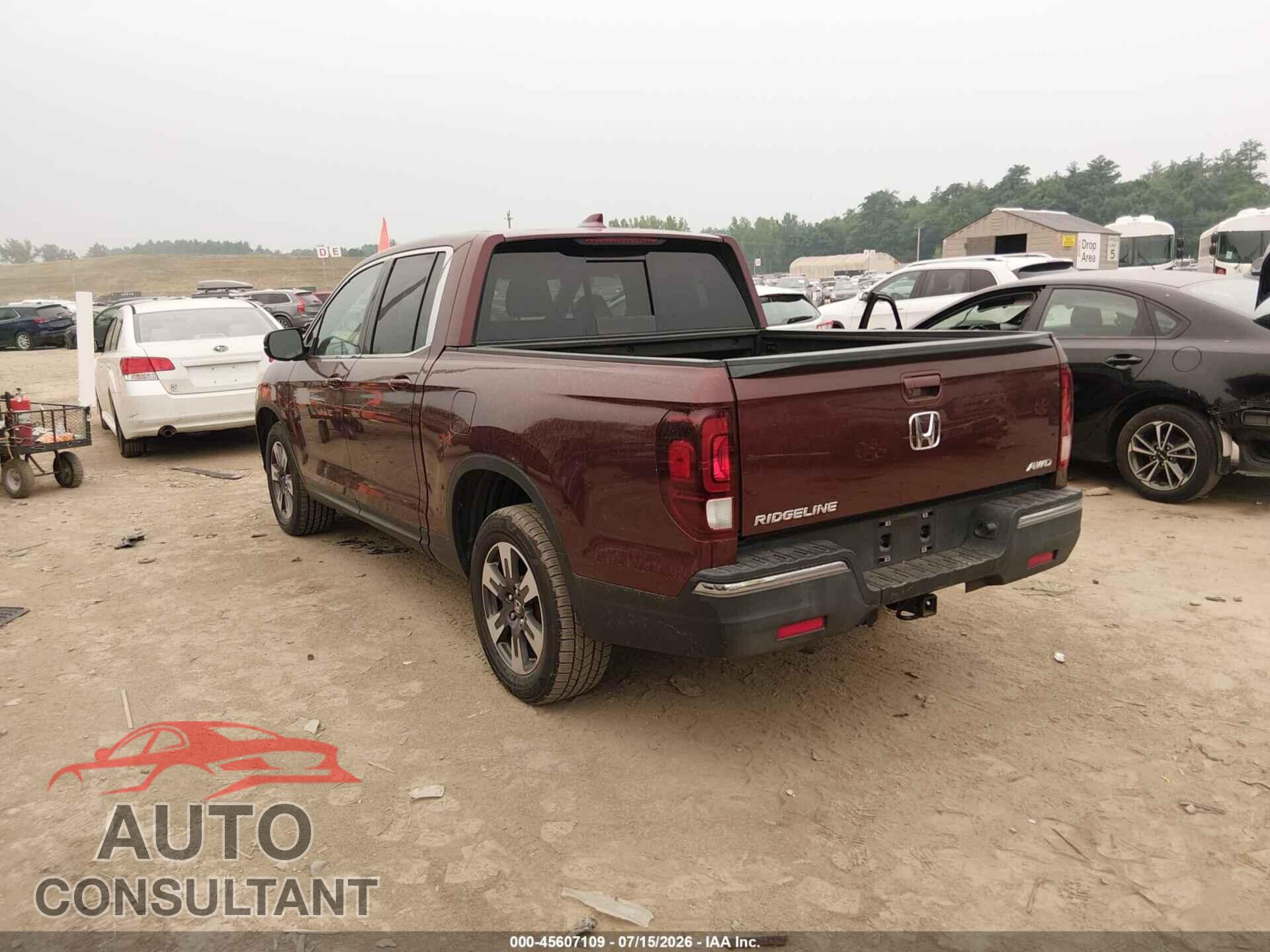 HONDA RIDGELINE 2019 - 5FPYK3F61KB019727