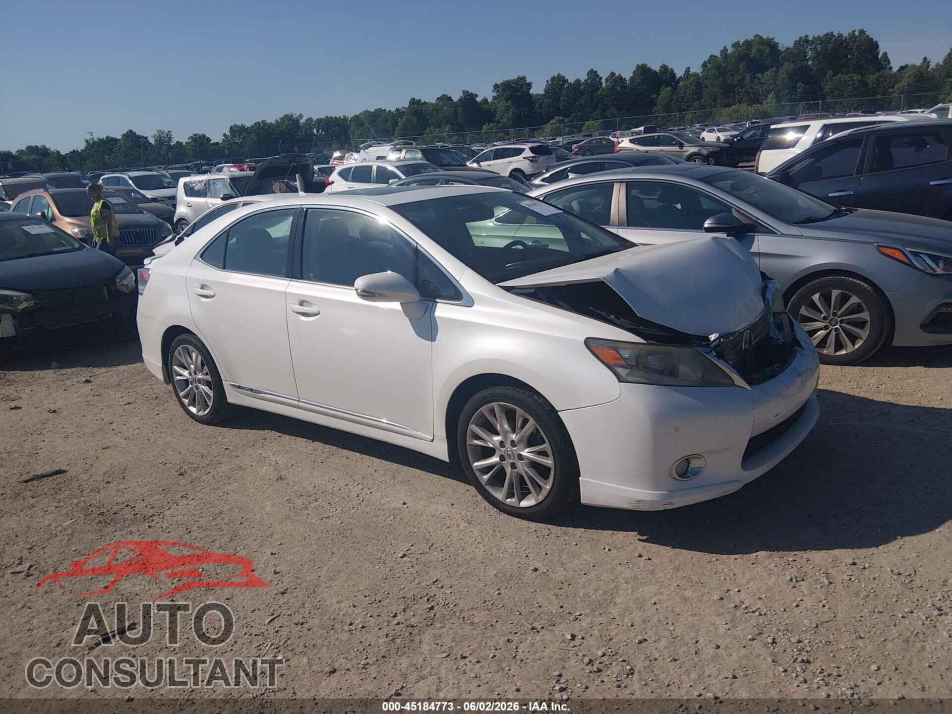 LEXUS HS 250H 2010 - JTHBB1BA3A2020780