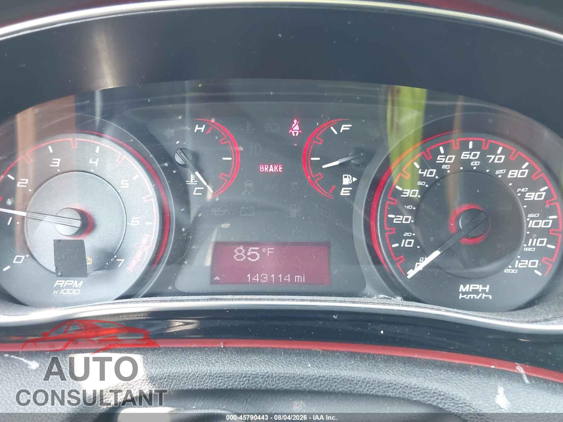 DODGE DART 2015 - 1C3CDFBB5FD200736