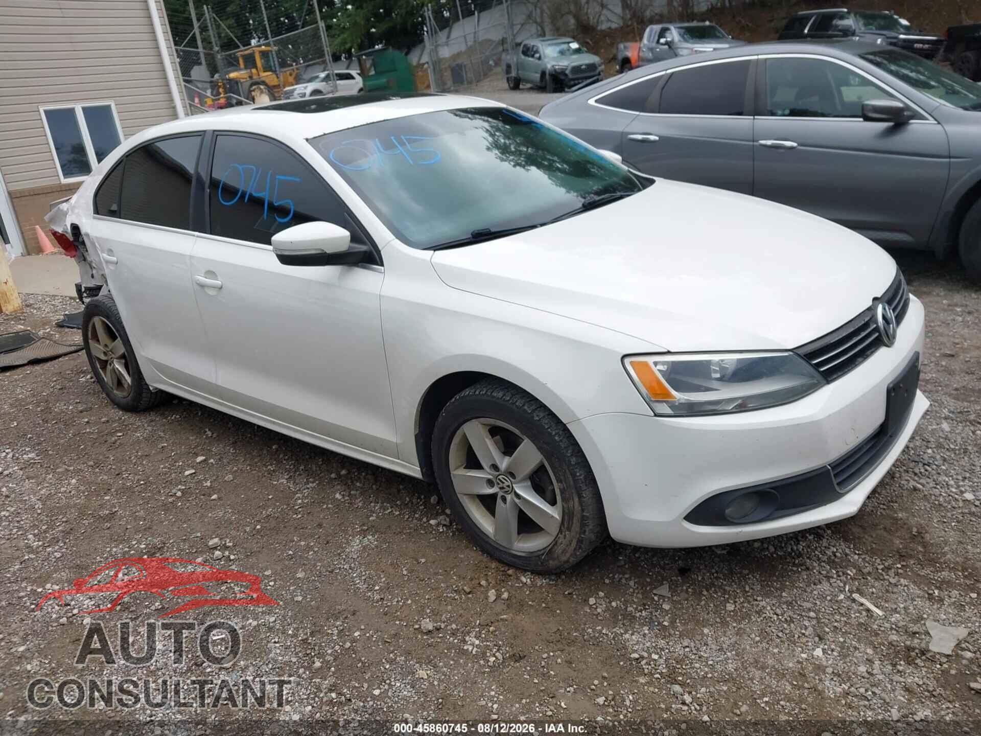 VOLKSWAGEN JETTA 2012 - 3VWLL7AJ8CM419636